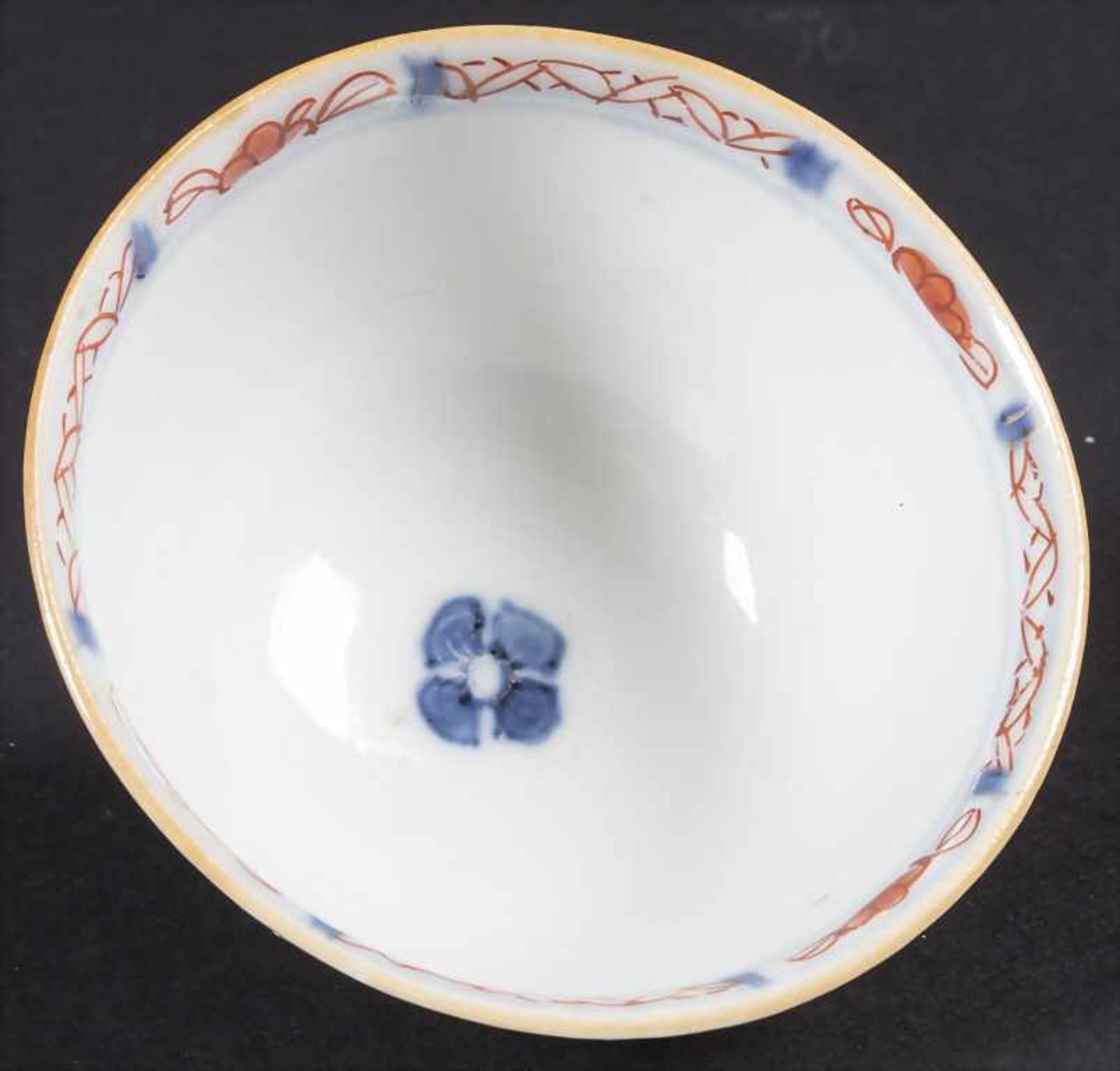 Kumme mit Unterteller / A porcelain bowl with saucer, China, Qing-Dynastie (1644-1911), wohl 18. - Image 4 of 6