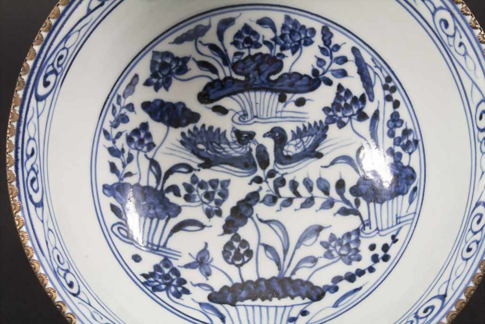 Kumme / A porcelain bowl, China, Ming-Stil, wohl späte Qing-Dynastie (1644-1911) - Image 2 of 5