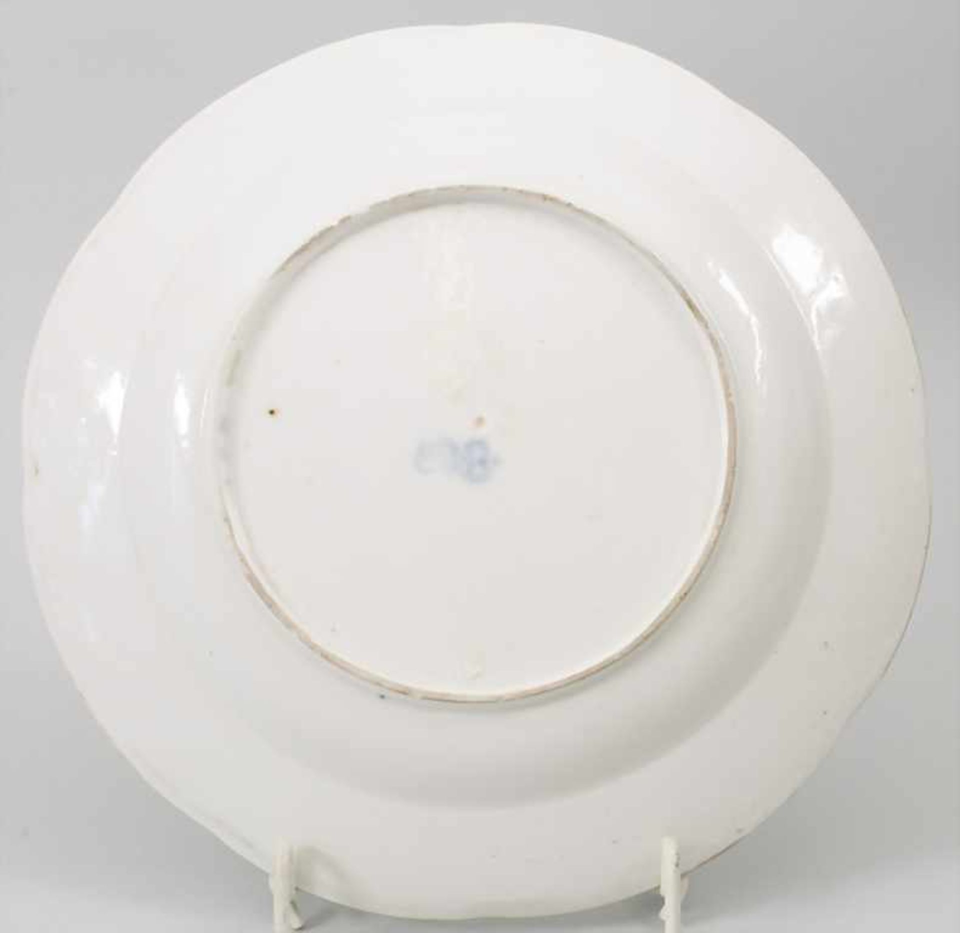 Teller mit Vogelmalerei / A plate with a bird, Frankenthal, um 1780 - Bild 4 aus 5