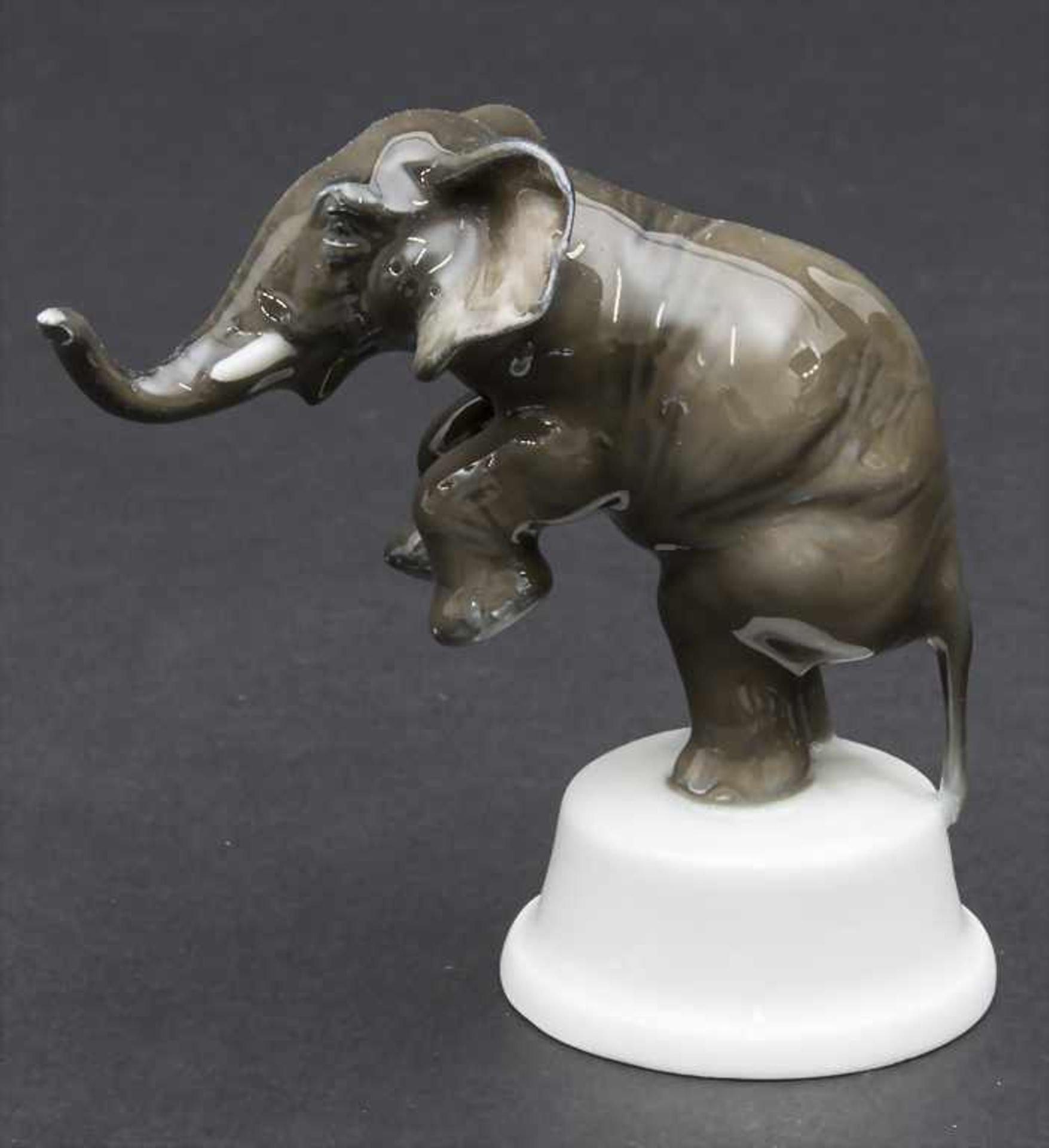 Tanzender Elefant / A dancing elephant, Karl Himmelstoss, Kunstabteilung Rosenthal, Selb,