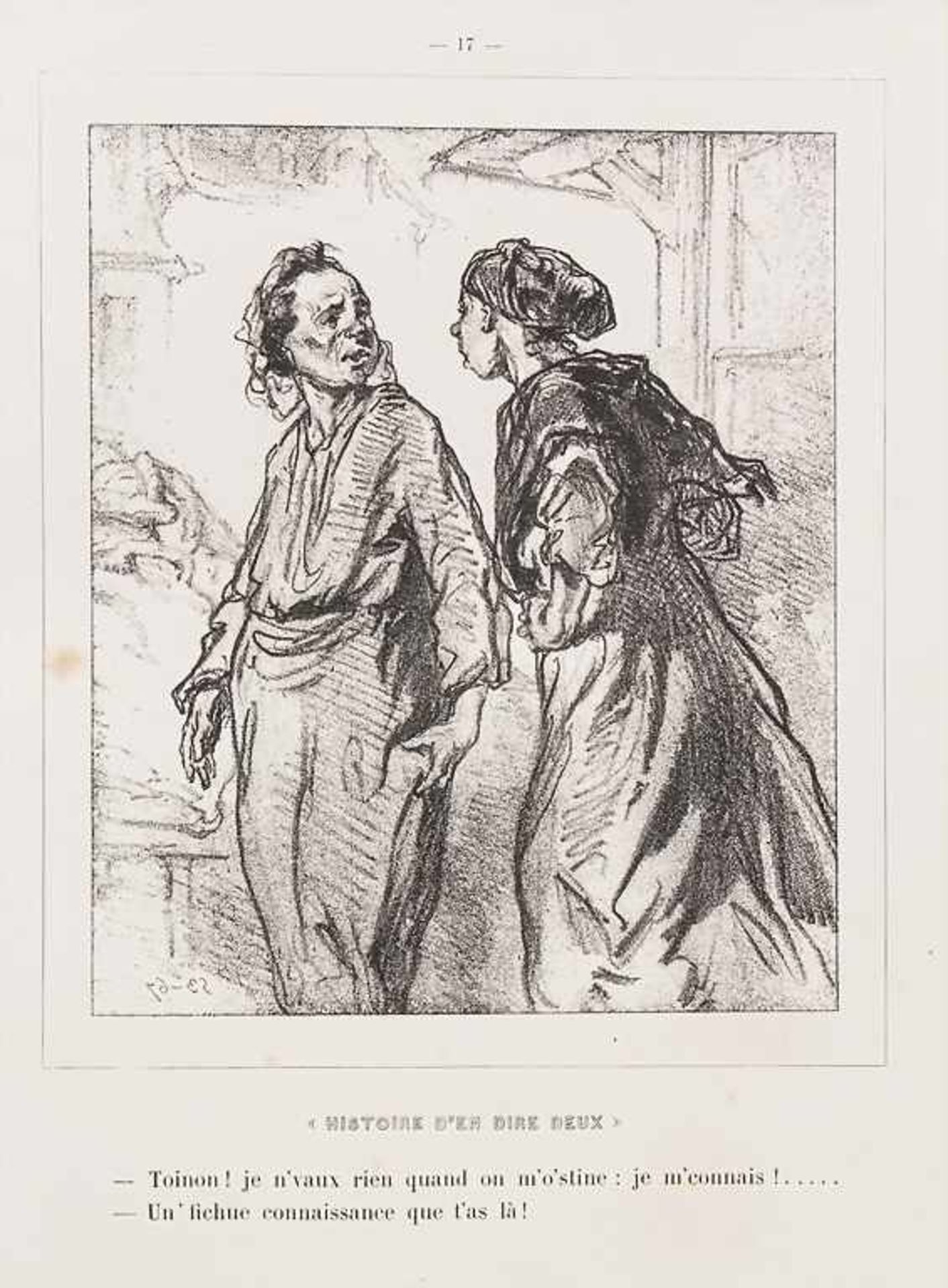 Gavarni: 'Masques et Visages', um 1860 - Bild 4 aus 7