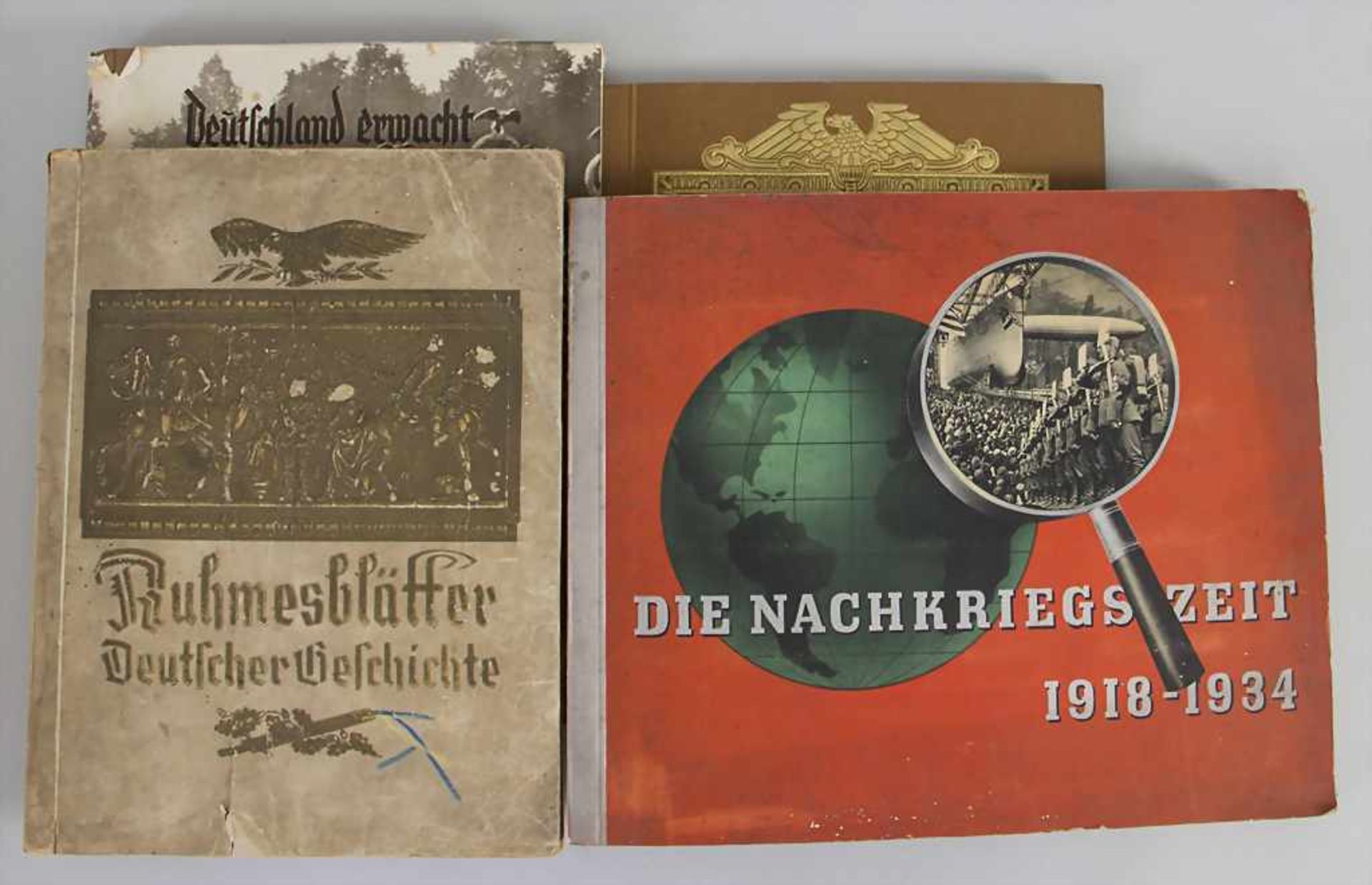 Sammlung Zigarettenbilderalben Drittes Reich / A set of collecting picture albums, Third