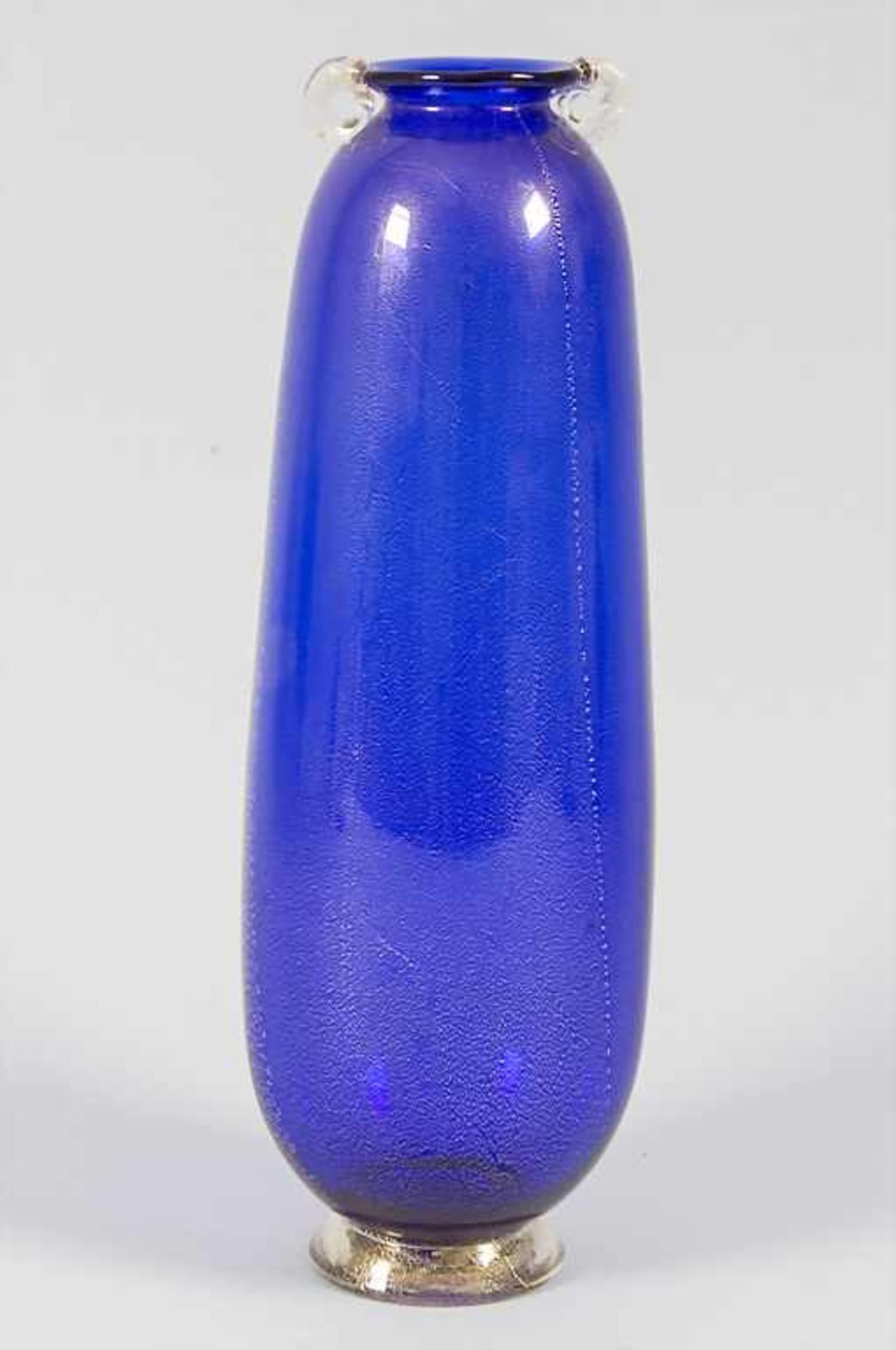 Glasziervase / A decorative glass vase, wohl AVEM (Arte Vetraria Muranese), Murano, 40/50er Jahre,