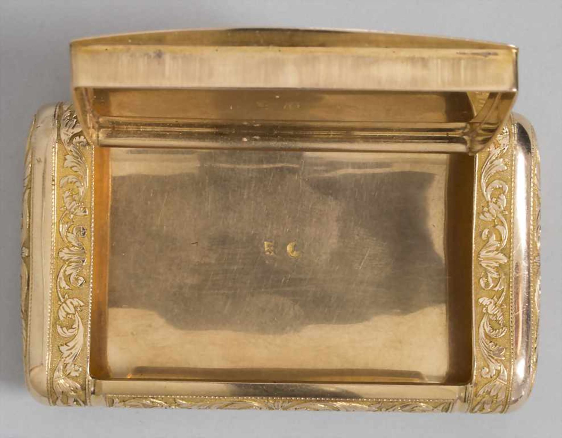 Tabatiere / A gold tobacco tin, Simon Achille Léger, Paris, um 1820 - Image 8 of 12