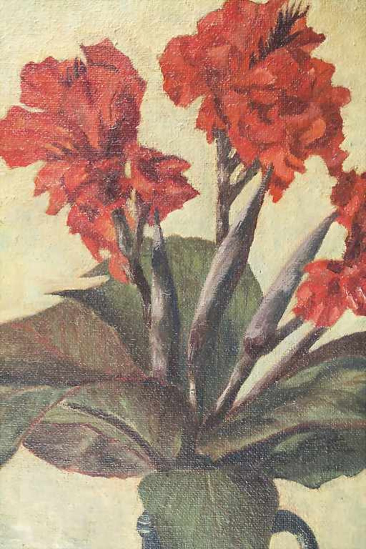 Mercker (tätig um 1940), 'Canna in Keramikvase' / 'Canna in a vase' - Bild 4 aus 5