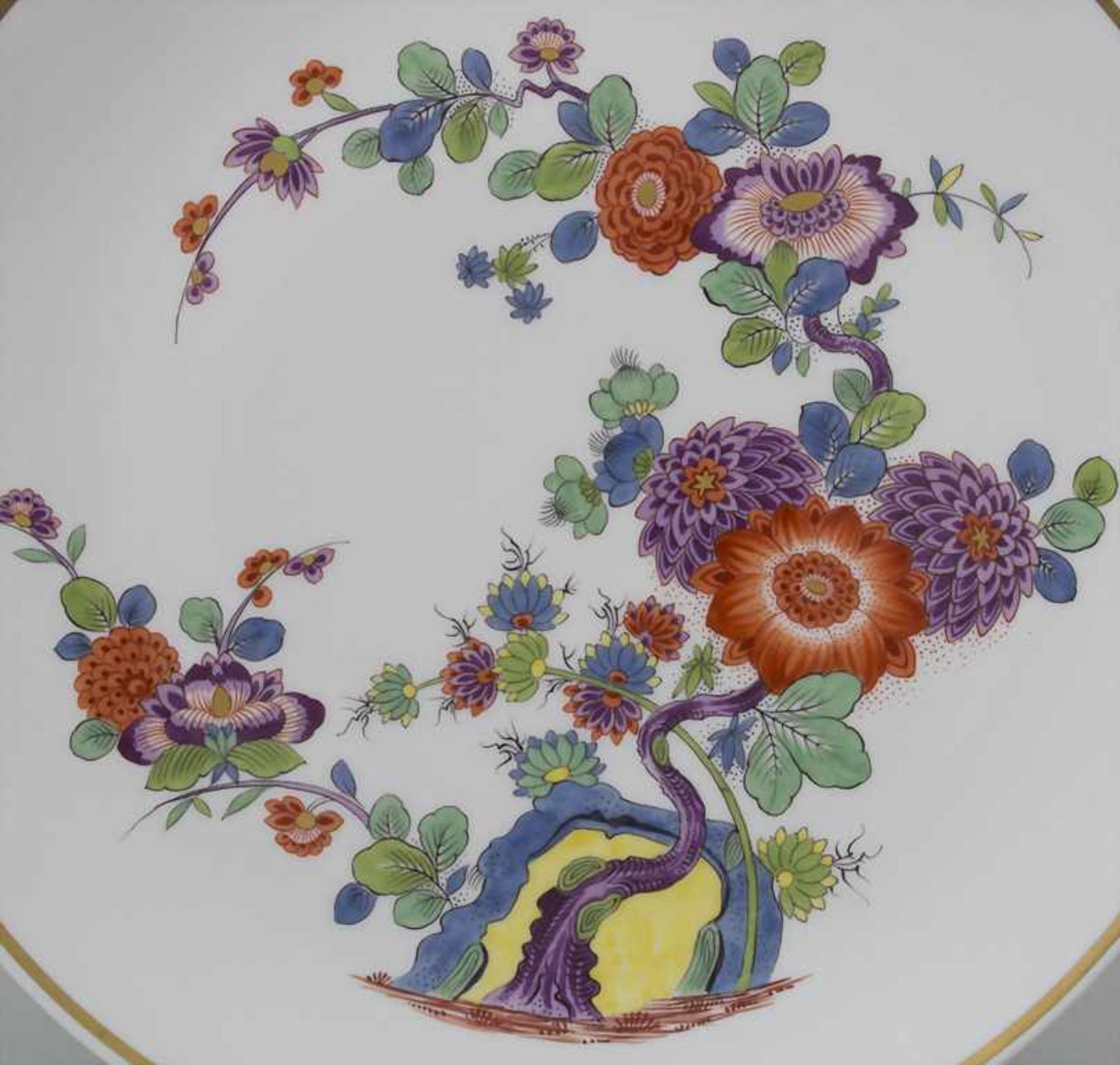 Paar Teller / A pair of plates with Imari pattern, Meissen, 20. Jh, - Bild 9 aus 11
