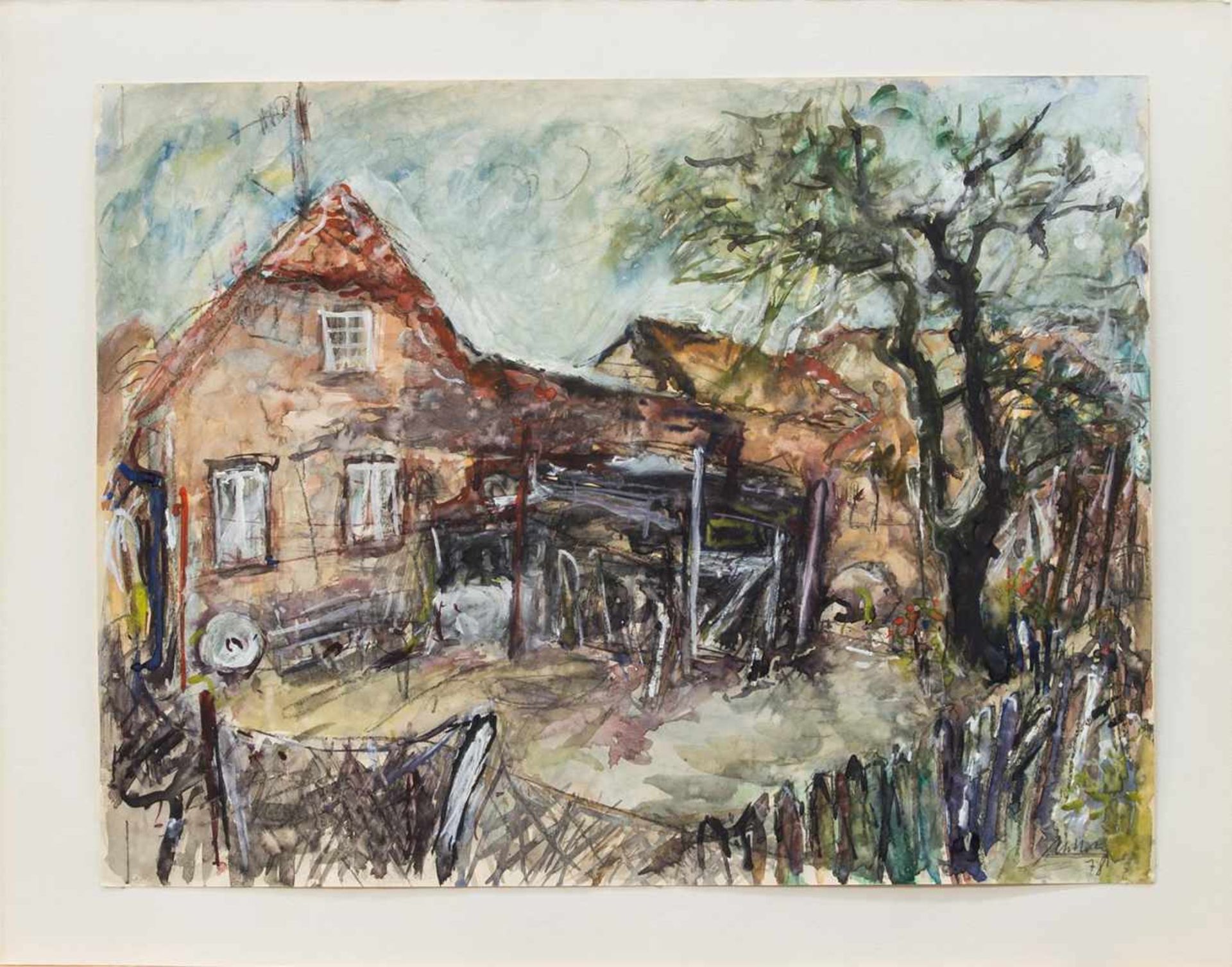 Heinz Mutterlose(Schkeuditz 1927 - 1995 ebenda, deutscher Maler, Zeichner u. Grafiker,
