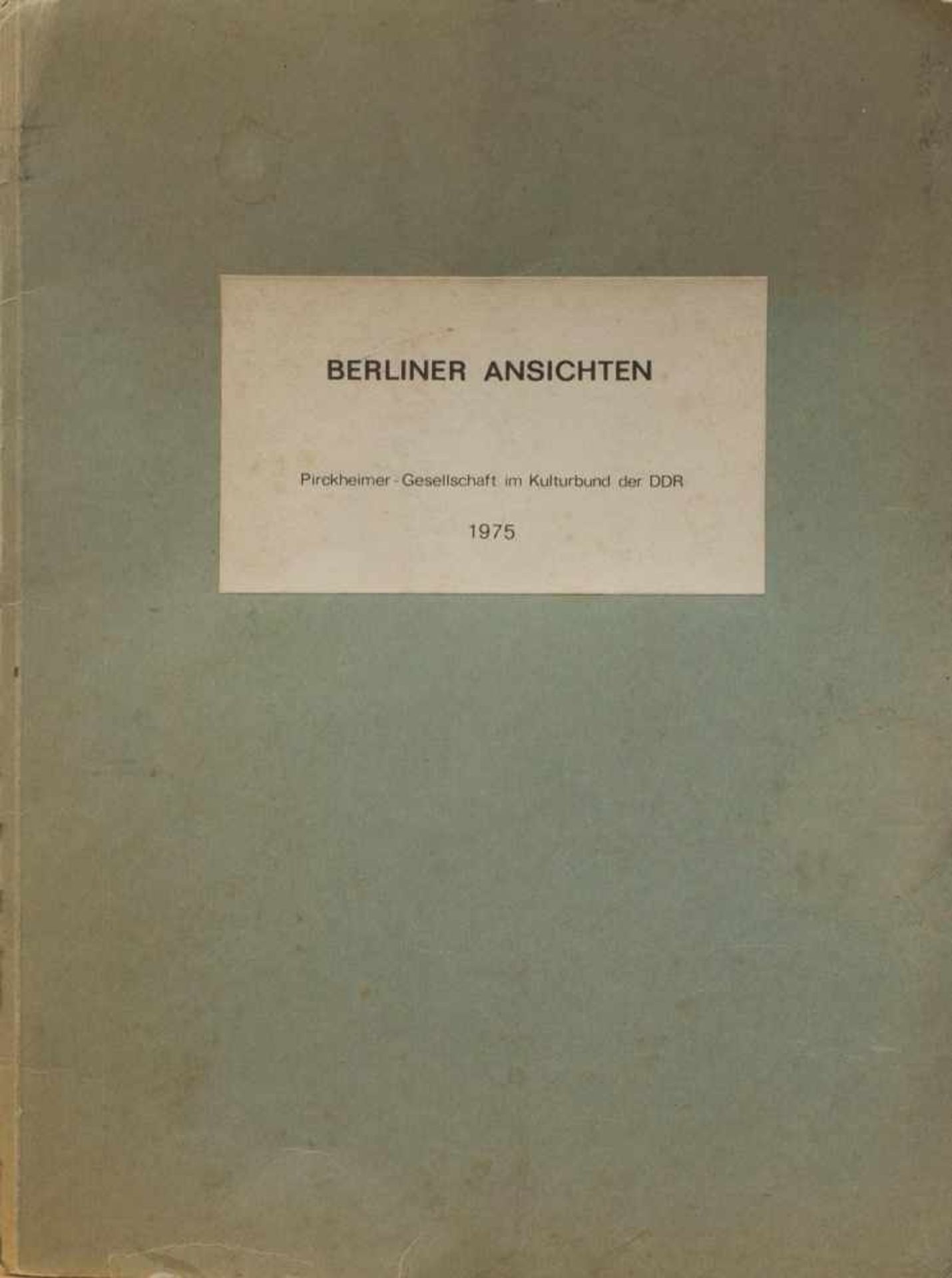 Mappe Pirkheimer GesellschaftGrafikmappe, hrsg. zum Jahrestreffen der Pirckheimer-Gesellschaft 1975, - Bild 5 aus 5