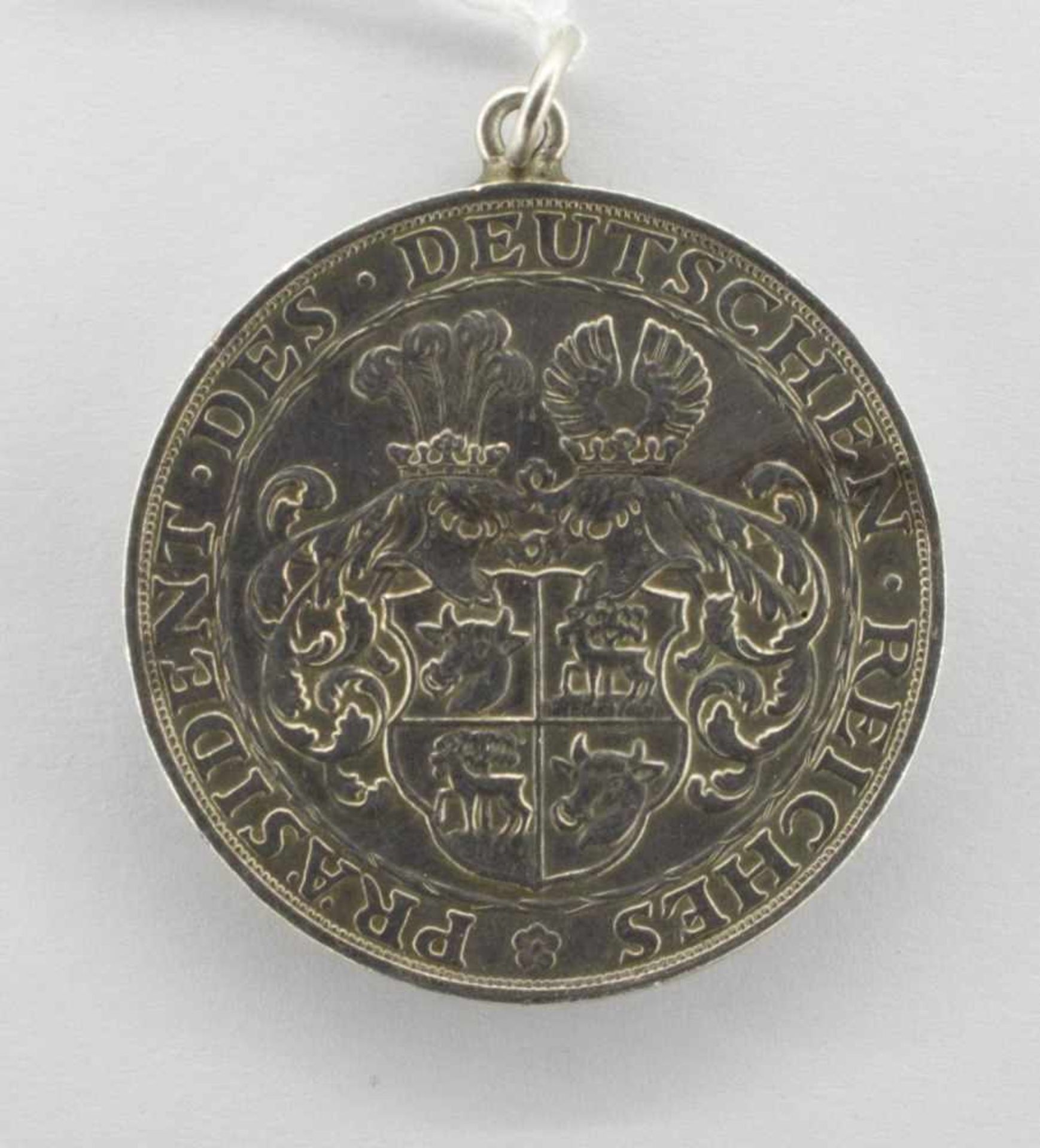 SilbermedailleHindenburg Medaille 1928, Medailleur J. Bernhart, herausgegeben von der Preussischen - Bild 2 aus 2