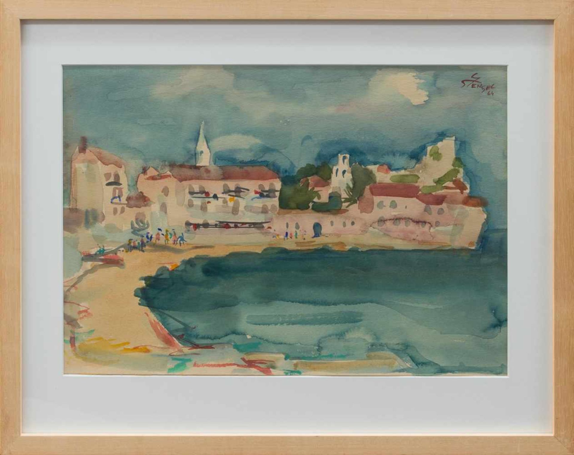Gerhard Stengel(Leipzig 1915 - 2001 Dresden, deutscher Maler u. Grafiker, Std. a.d. AK f.