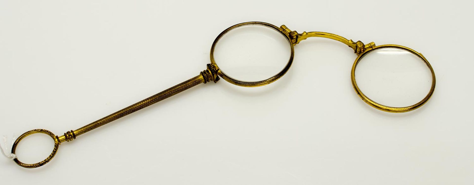 LorgnetteEnde 19./ Anfang 20. Jh., Klapp - Lorgnette mit Federmechanismus, vergoldet