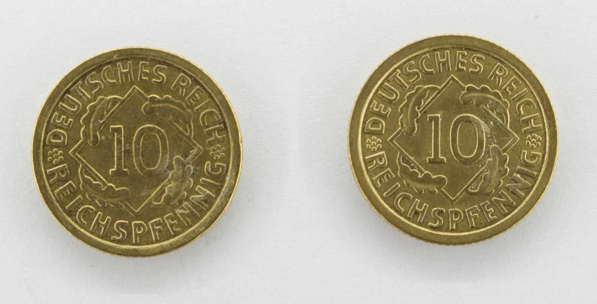 2 x 10 Pfennig - Bild 2 aus 2