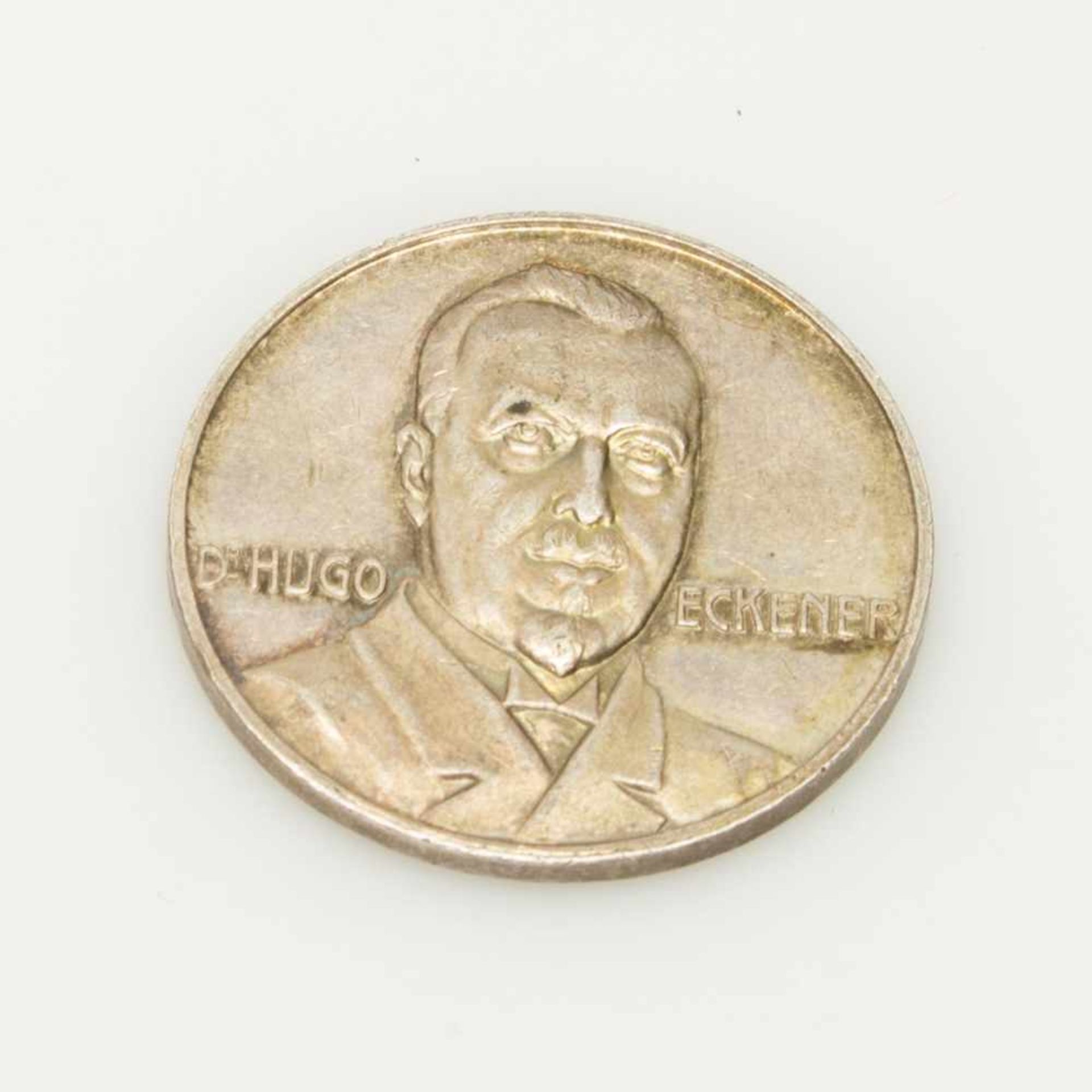 Dr. Hugo Eckener Medaillezur Erinnerung der Amerikafahrt des LZ 126 (ZR III) 1924, Silber
