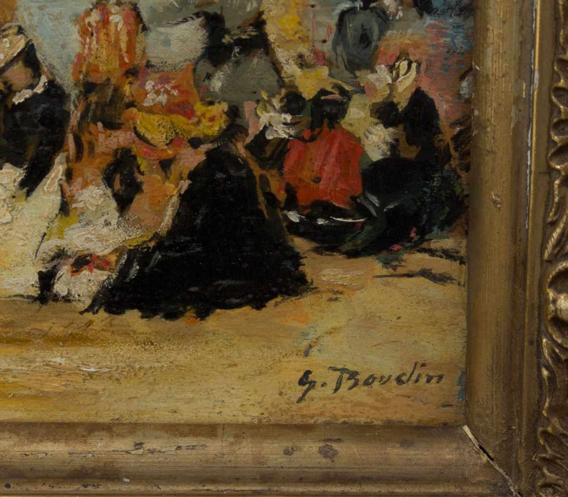 Eugene Boudin(Honfleur 1824 - 1898 Deauville, französischer Maler, Std. in Paris, befreundet mit - Bild 2 aus 3