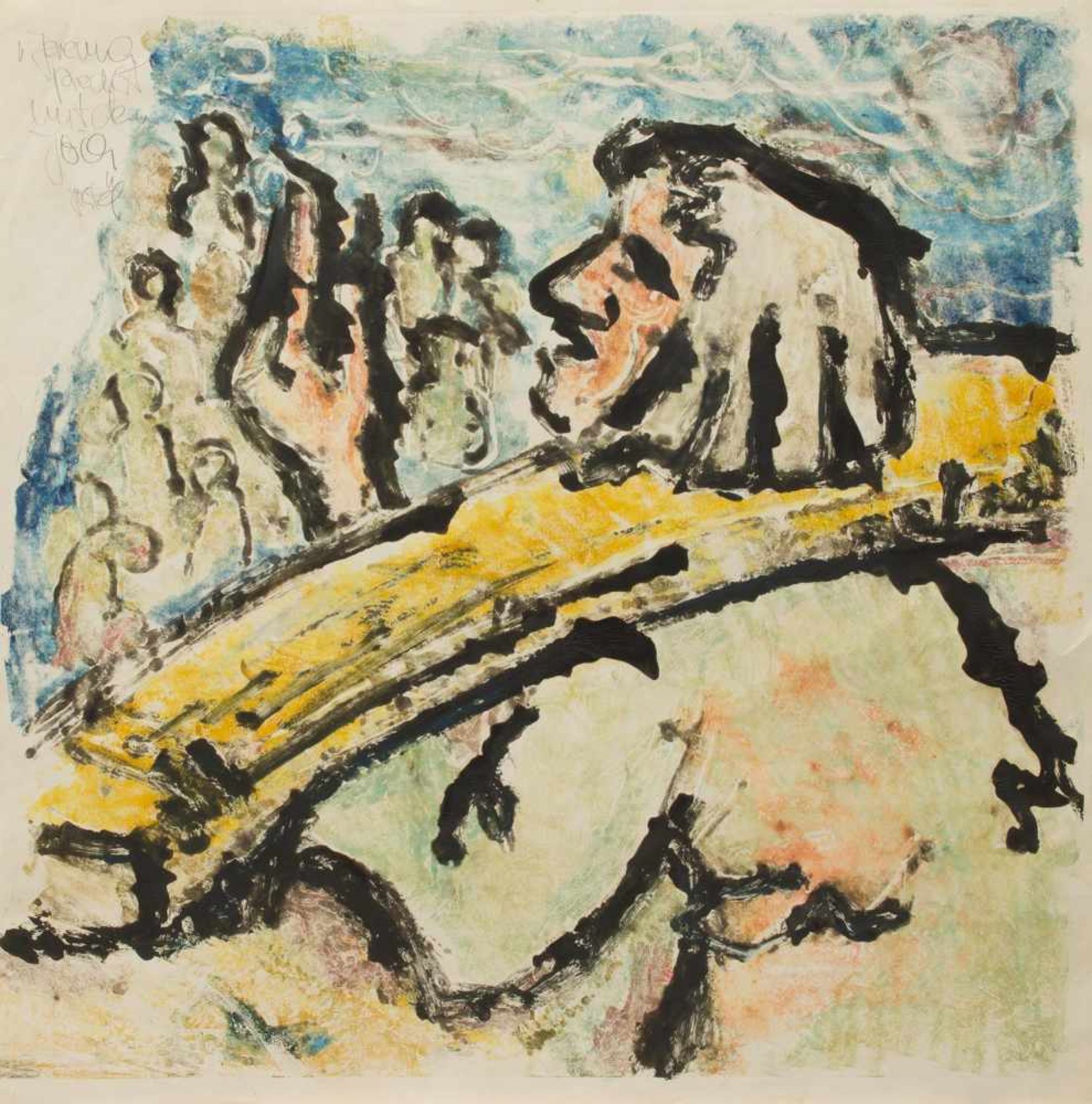Johannes Feige(Crimmitschau 1931 -, deutscher Maler, Grafiker u. Holzbildhauer, Tischlerlehre,