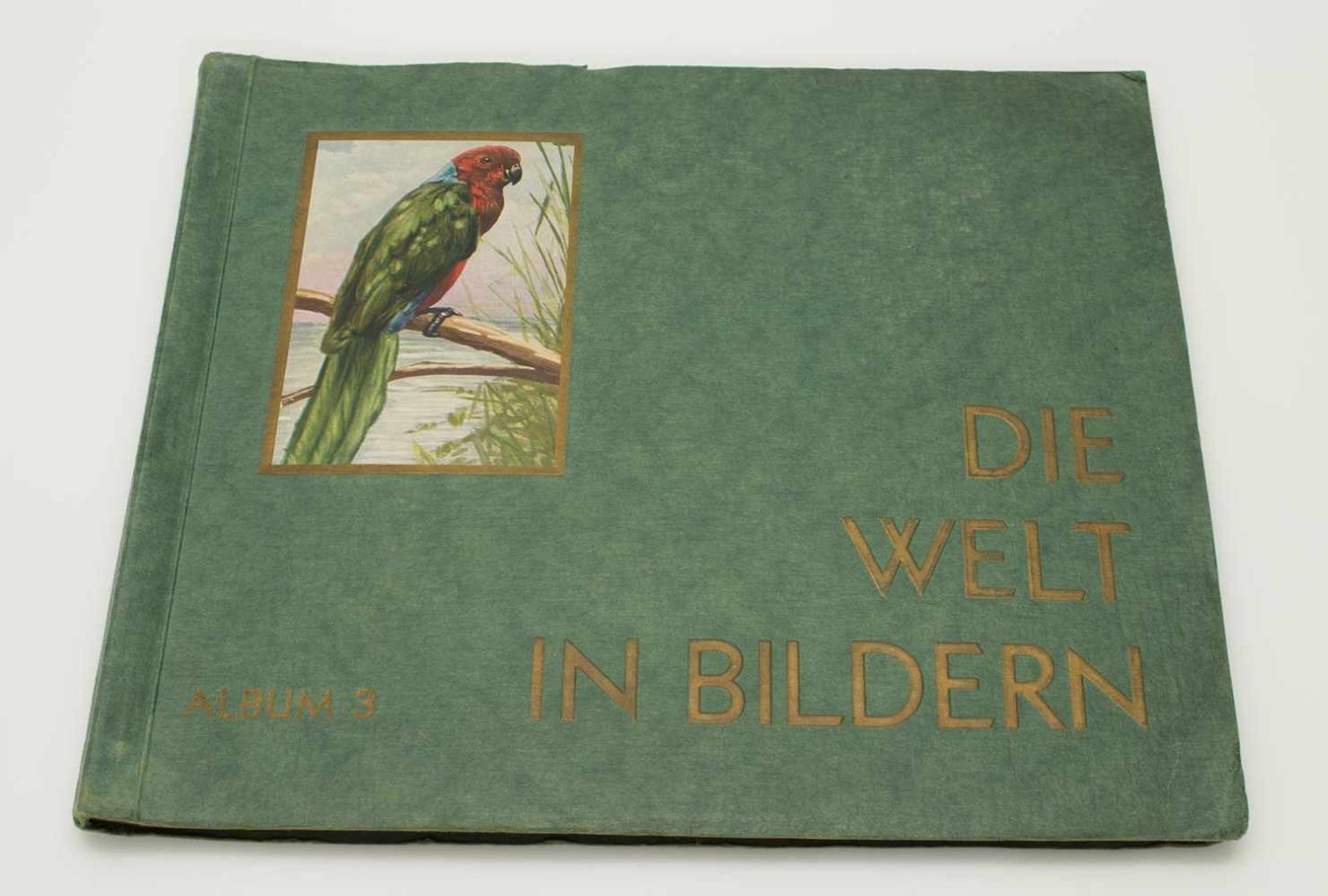 Sammelbilderalbum„Die Welt in Bildern“, Cigarettenfabrik Josetti, vollständig