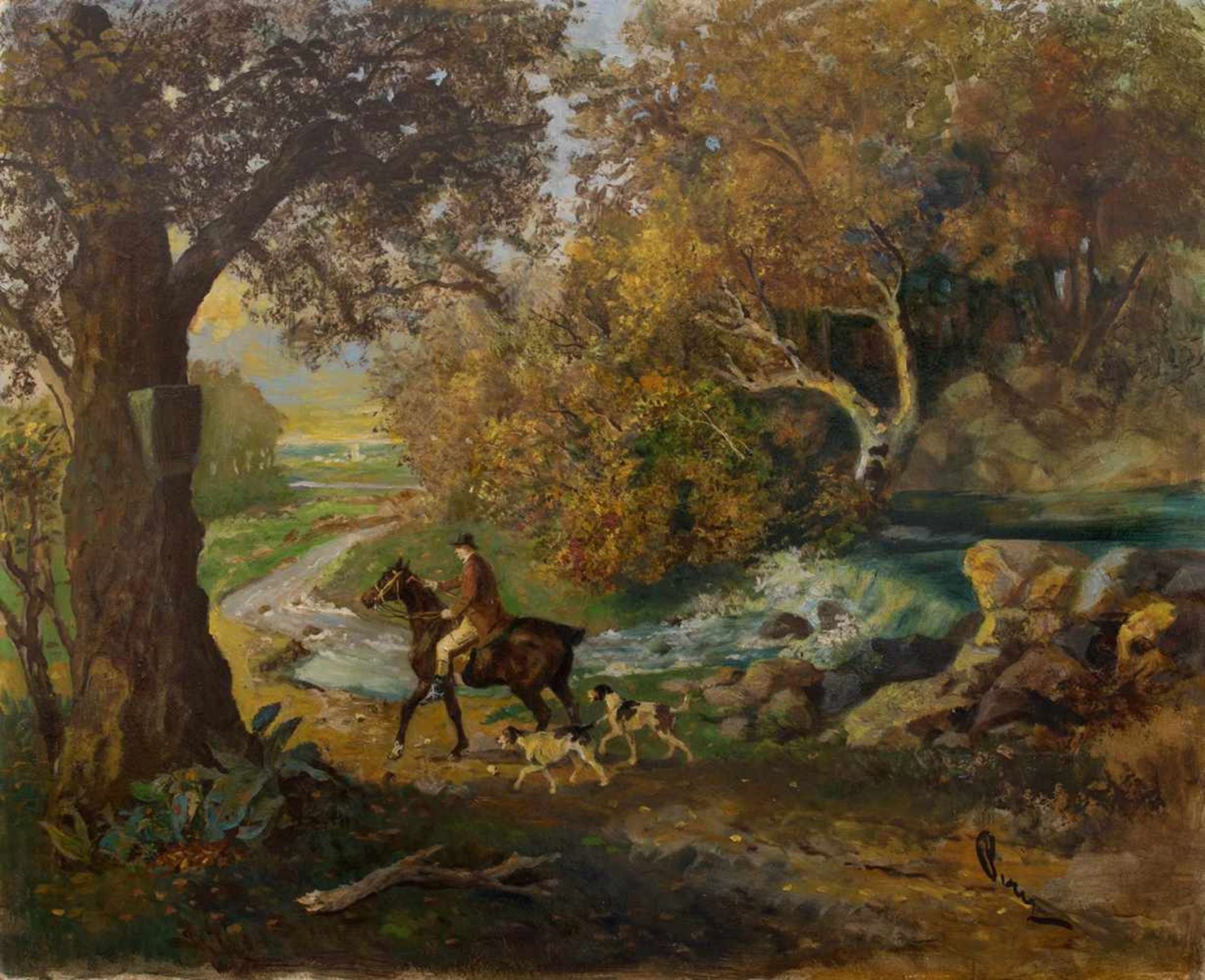 Joseph von Berres(Lemberg 1821 - 1912 Wien, österreichischer Genre-, Militär-, u. Tiermaler, nach