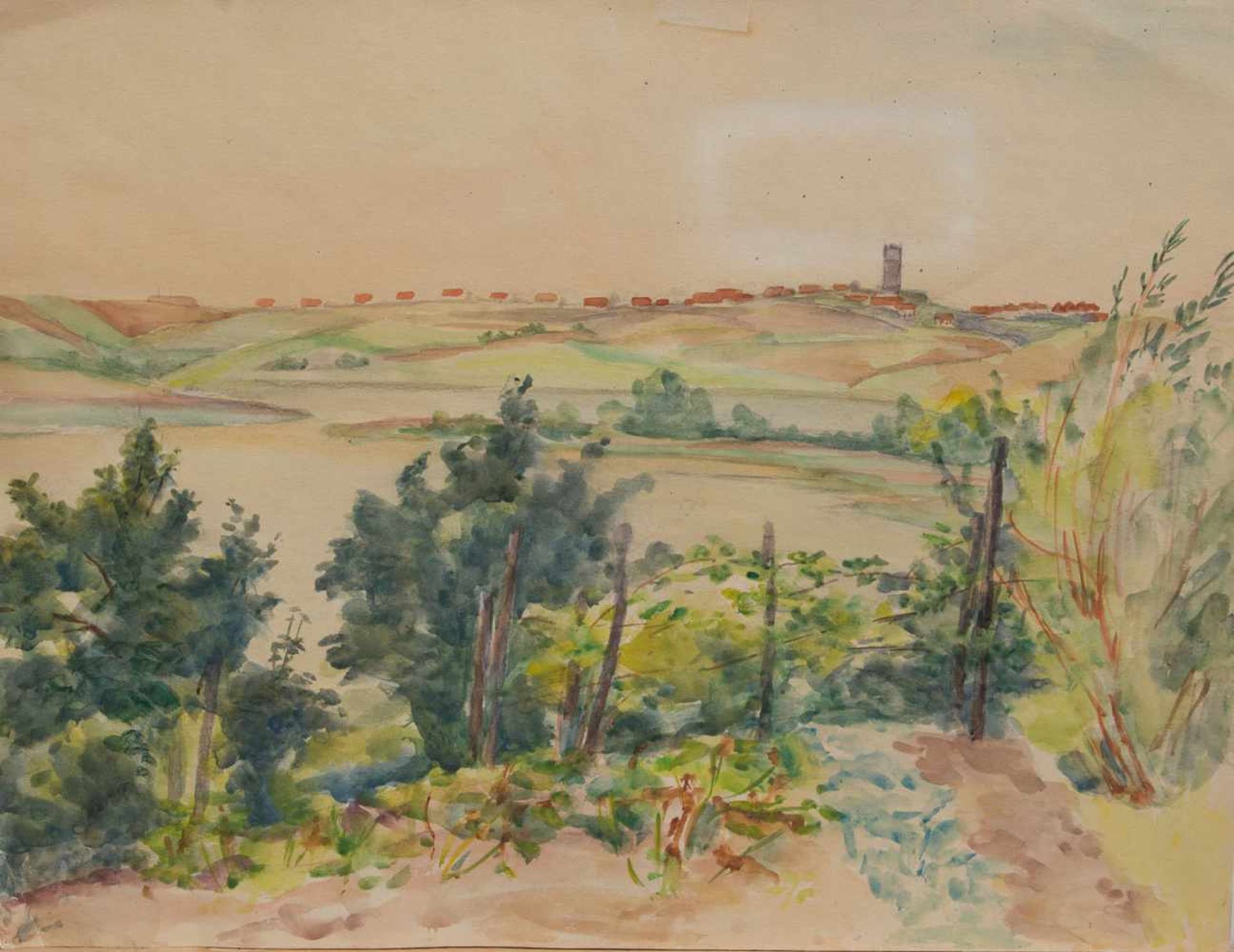 Marie Weber(Eckartsberga 1871 - 1952 Schwerin, deutsche Malerin u. Zeichnerin, Std. a.d. AK München,