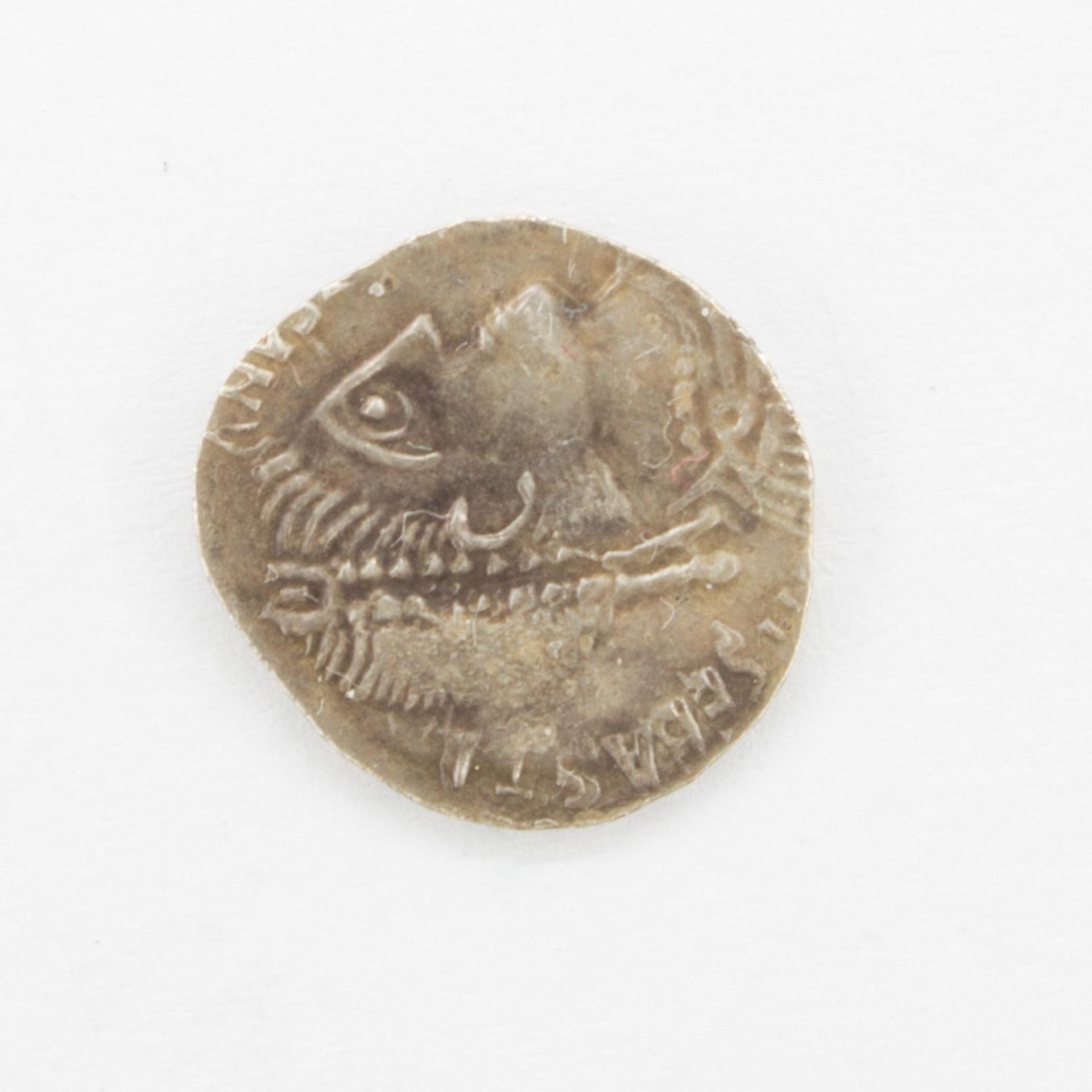 SiliquaRömisches Kaiserreich 411-412 n. Chr., Kaiser Sebastianus, Büste m. Diadem/ Monogramm, ss+