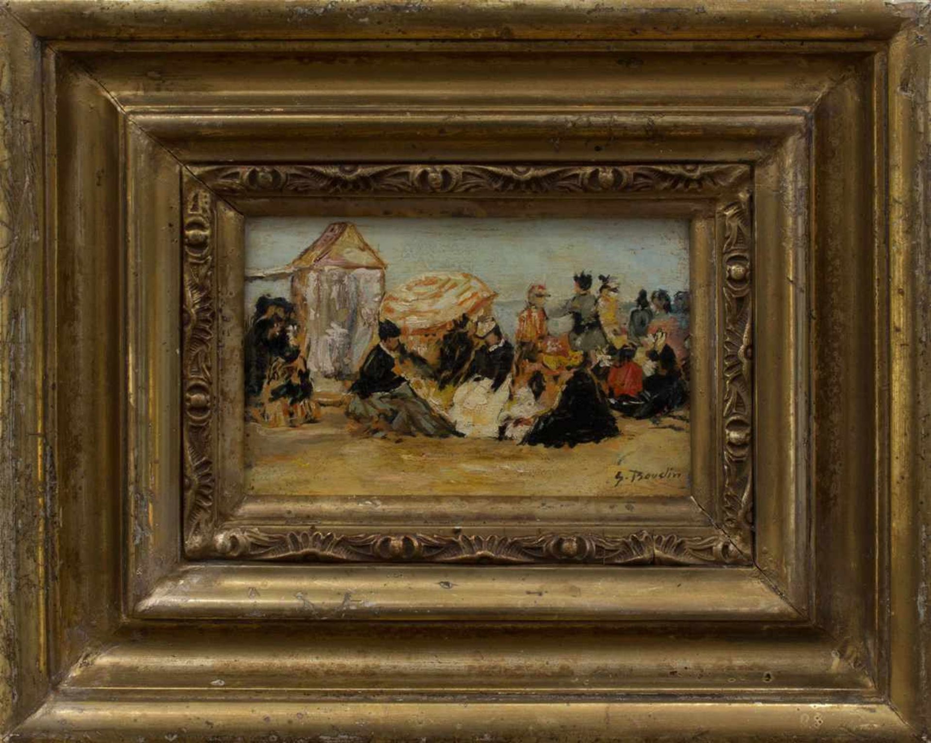 Eugene Boudin(Honfleur 1824 - 1898 Deauville, französischer Maler, Std. in Paris, befreundet mit