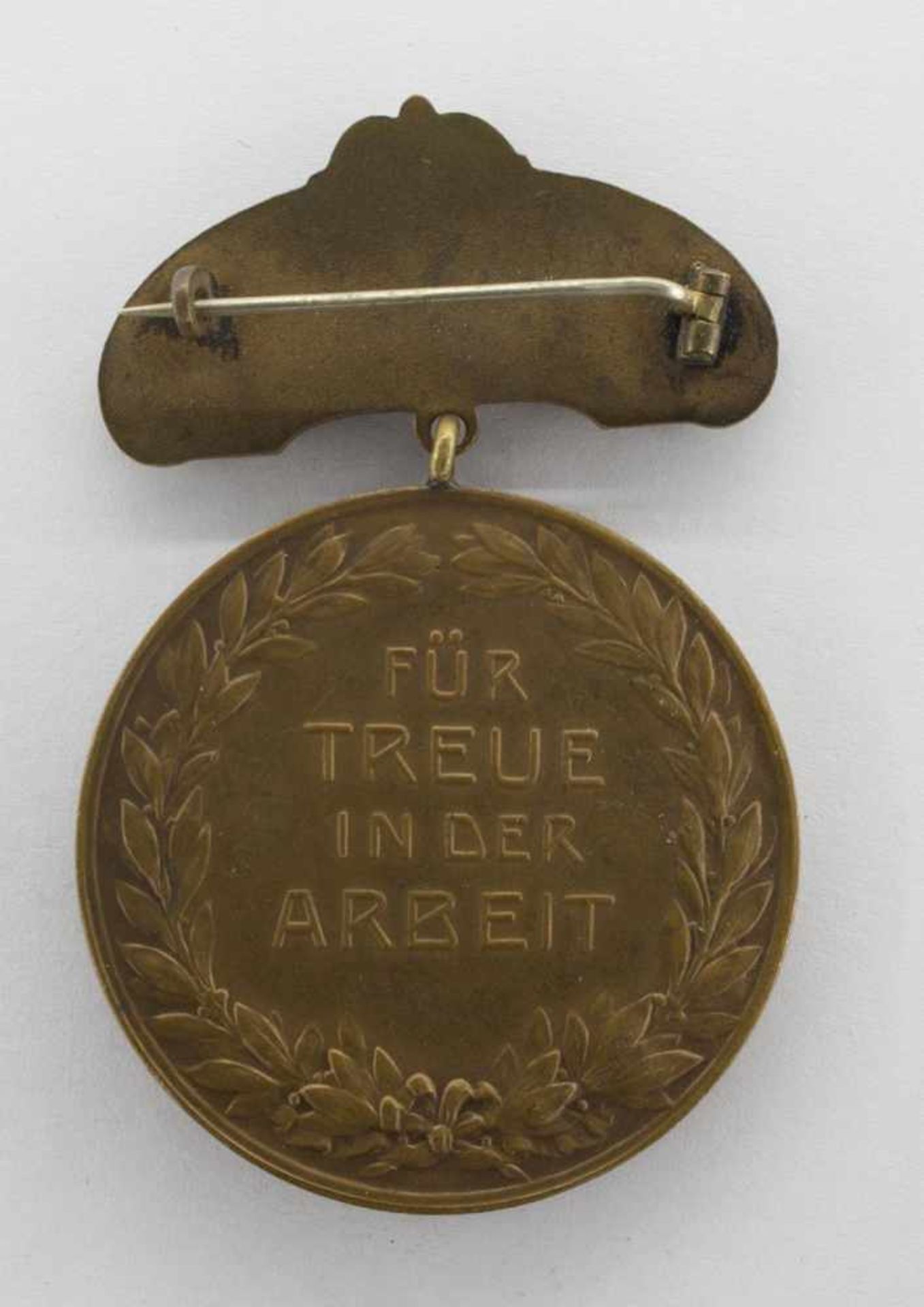 Auszeichnung/ Bronzemedailleum 1900, Mecklenburgische Landwirtschaftskammer „Für Treue in der - Bild 2 aus 2