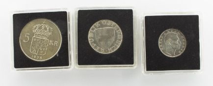 3 Silbermünzen
