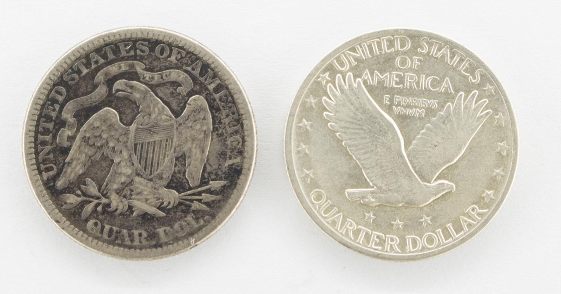 2 x 1/4 Dollar - Image 2 of 2