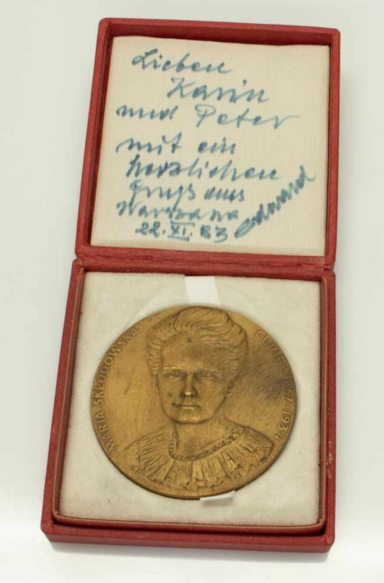 Marie Skrodowska (Curie) Medaille