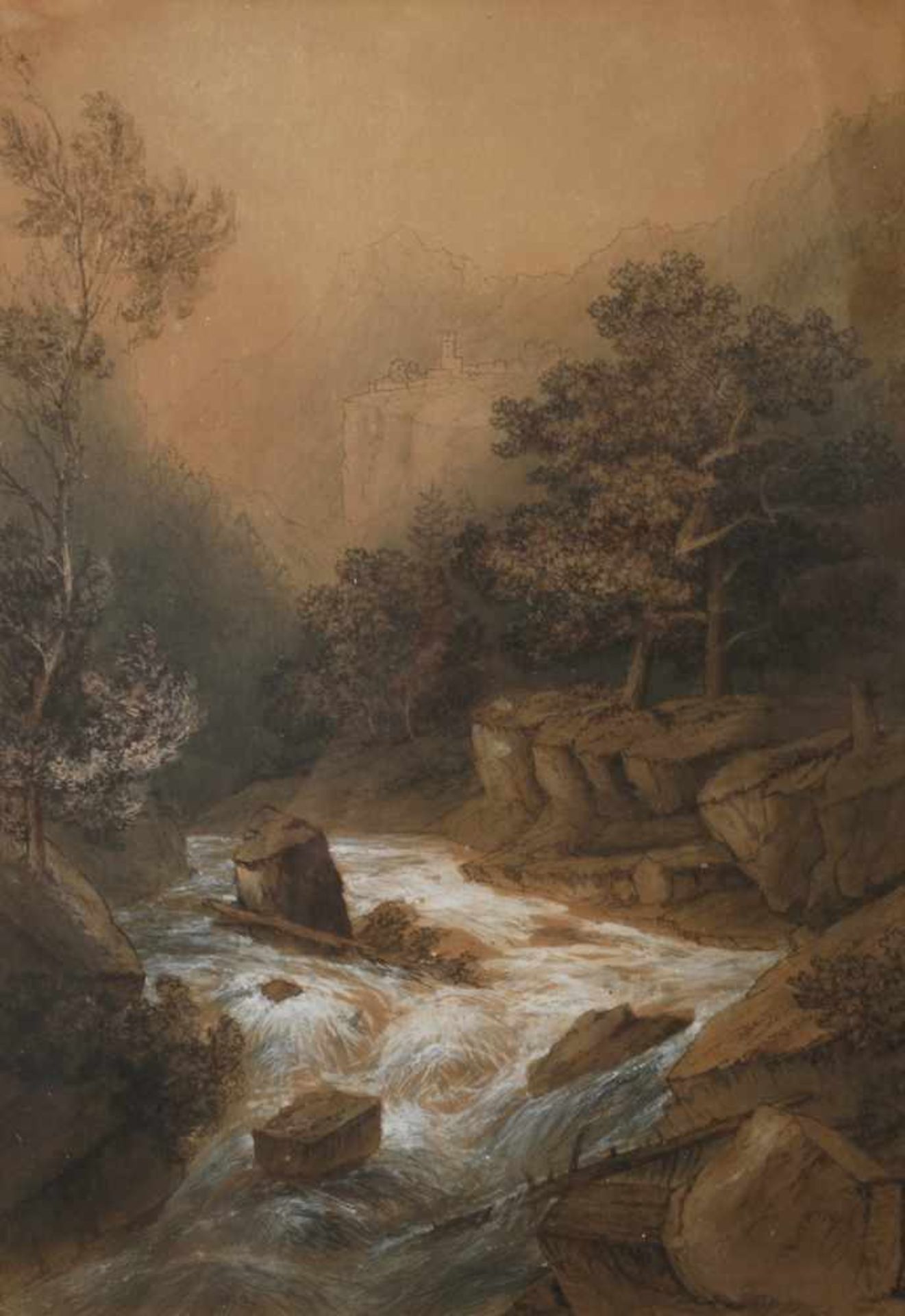 Theodor Verhas, attr., Am Wildbach