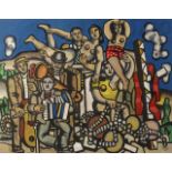 Fernand Leger, "Músicos y acróbatas"<b