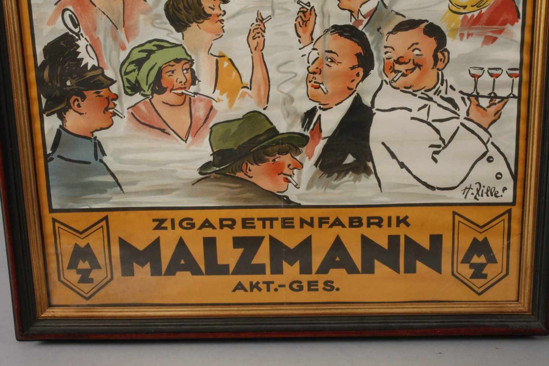 Werbeplakat Malzmann - Bild 2 aus 4