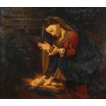 Kopie nach Correggio, Maria das Kind anbetend
