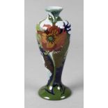 Gouda Holland Vase Blütendekor<