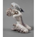 Royal Copenhagen "Faun mit Papagei"