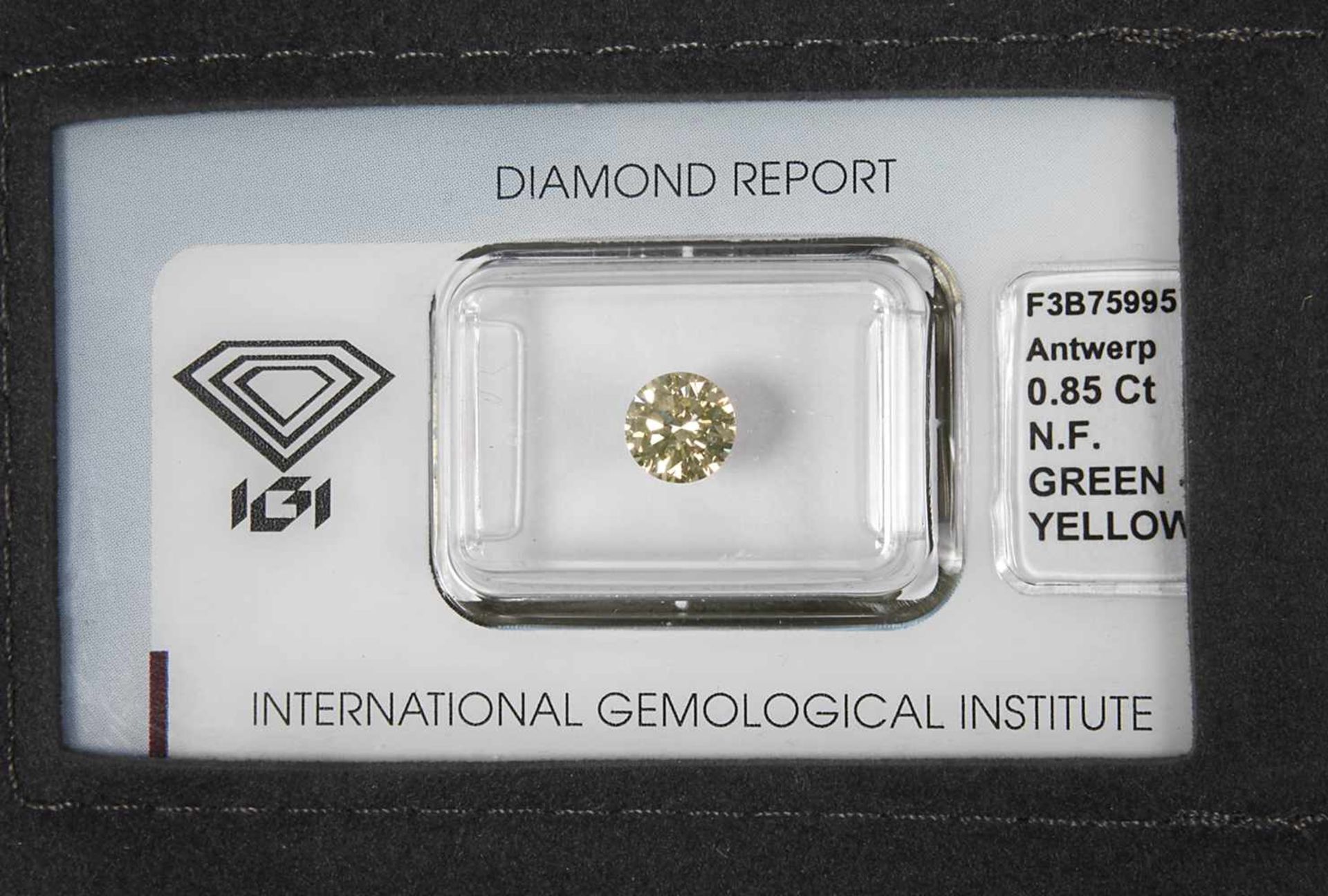 Brillant von 0,85 ct