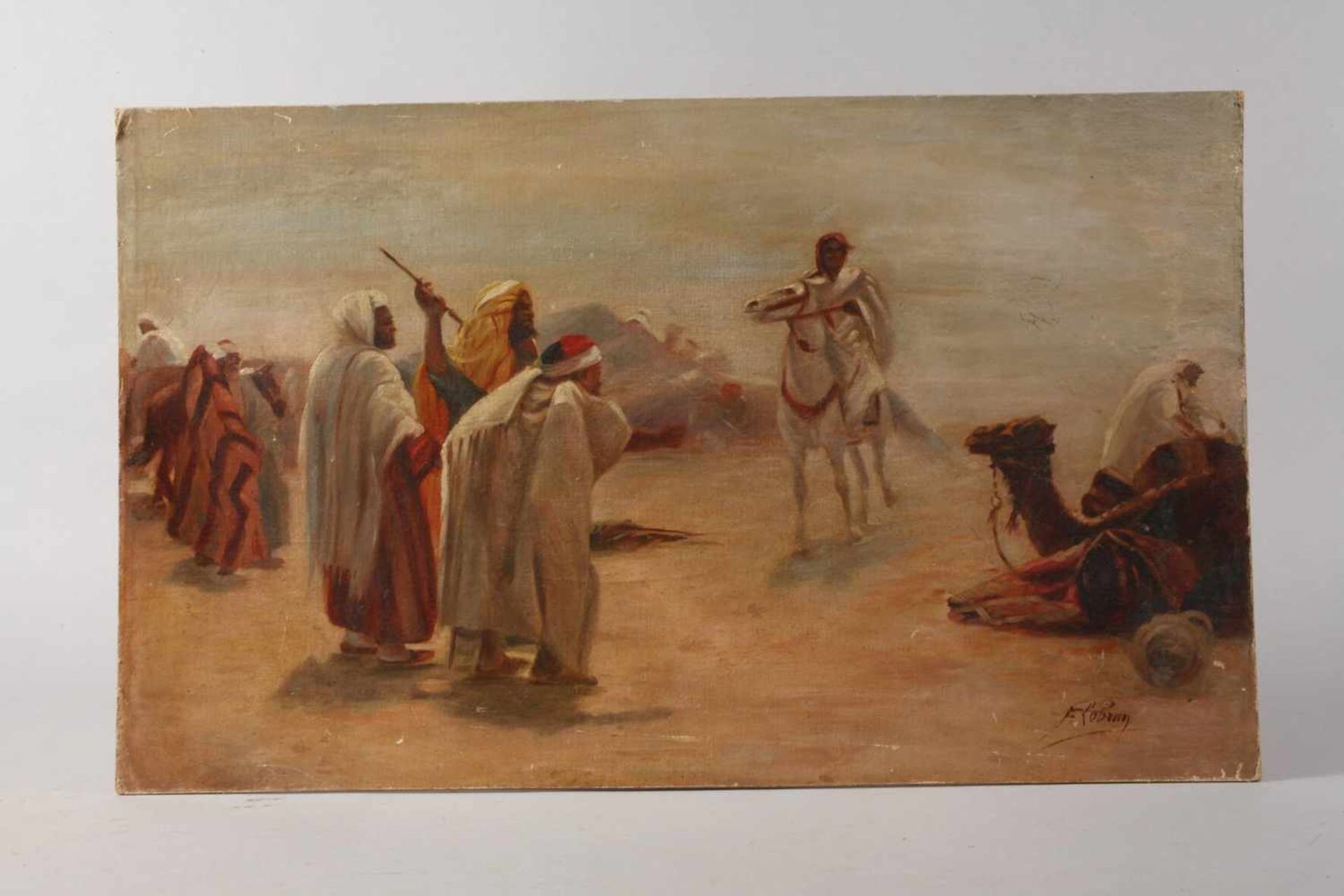 Frédéric Le Brun, Beduinen in der Wüste<br - Bild 2 aus 3