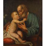 Jesus mit seinem Vater Josef von Nazaret