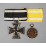 Konvolut 1. Weltkrieg SachsenEisernes Kreuz 1914 2. Klasse, Ring gemarkt 2. - Friedrich-August-