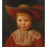 "Kind mit rot gefüttertem Strohhut"Kopie nach dem wohl von Pieter Claeszoon Soutman (1580-1657) um