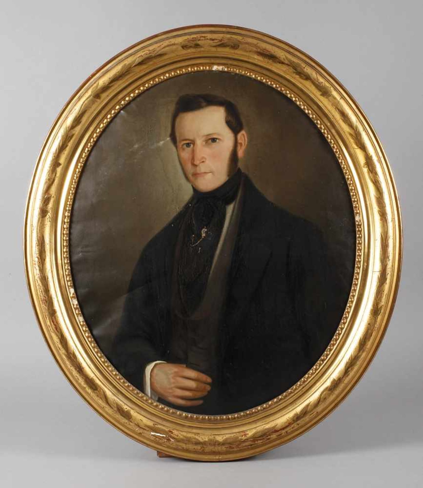 Bildnis des August Müller um 1850Brustbildnis eines jungen Mannes mit brünettem Haar und