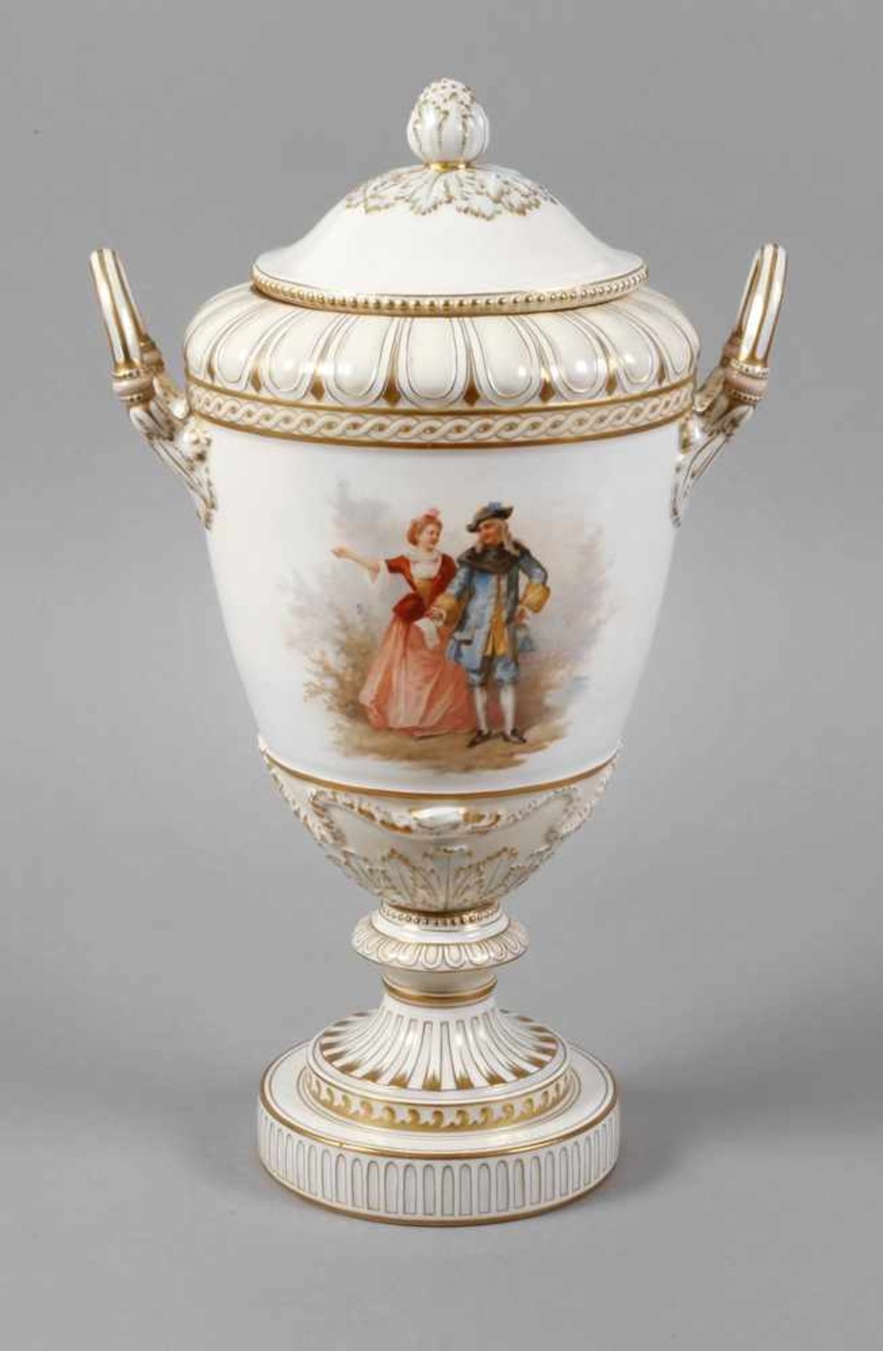 KPM Berlin sogenannte "Weimar Vase"Formentwurf 1785 für die Herzogin von Weimar, Ausführung um 1870,