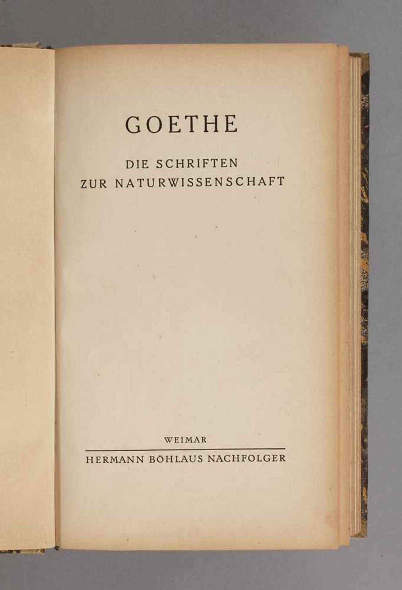 Goethe - Schriften zur Geologie und Mineralogie 1812-1832aus der Reihe der Schriften zur