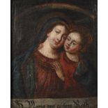 "Heilige Maria von guthem Rath"Jesus mit seiner Mutter Maria im Typus Eleusa in inniger