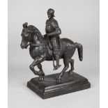 nach Andrea del Verrochio, Reiterstandbild des Bartolomeo Colleonium 1880, Bronze dunkel