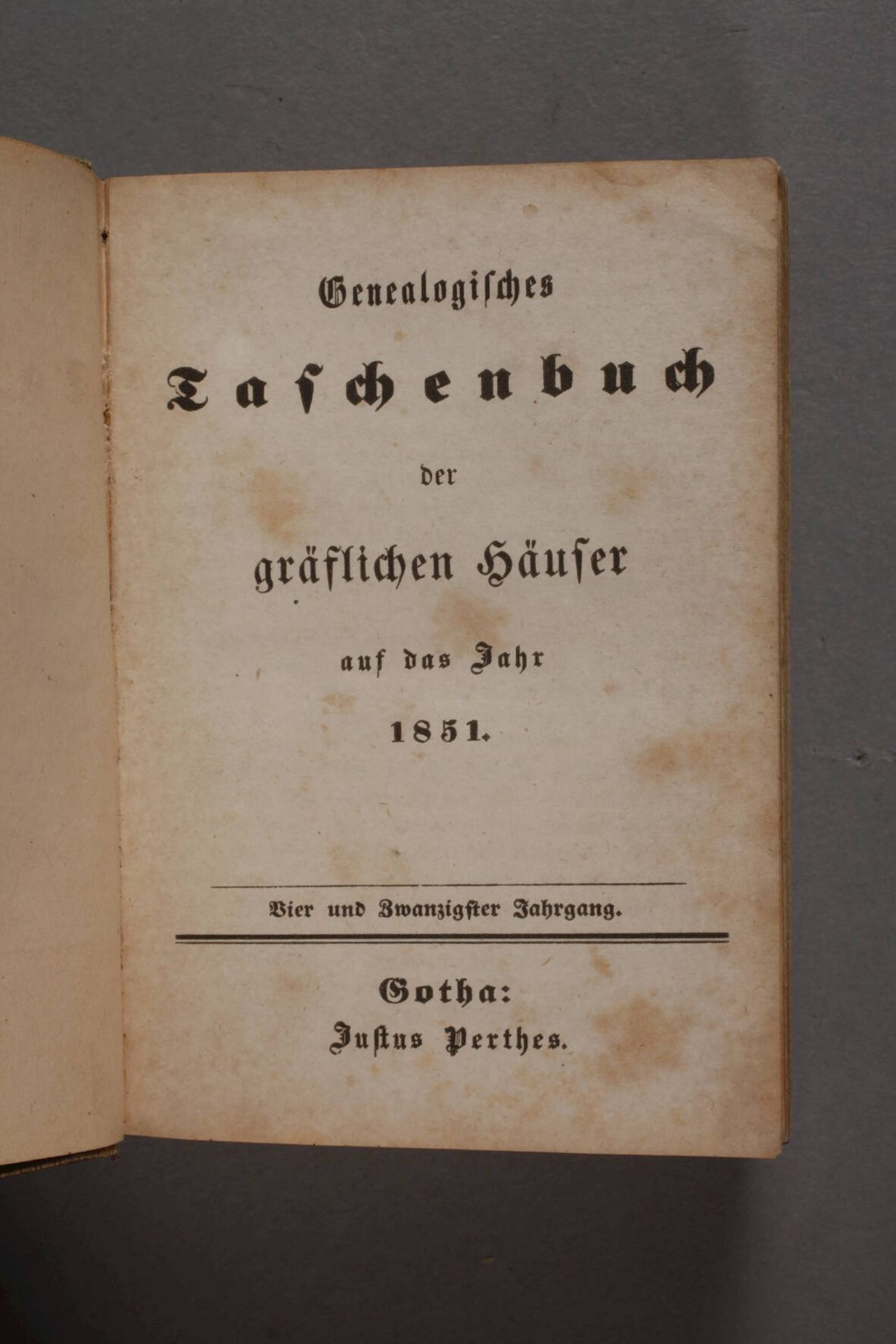 Konvolut Genealogische Taschenbücher5 Stück: Genealogisches Taschenbuch der deutschen gräflichen - Image 5 of 6