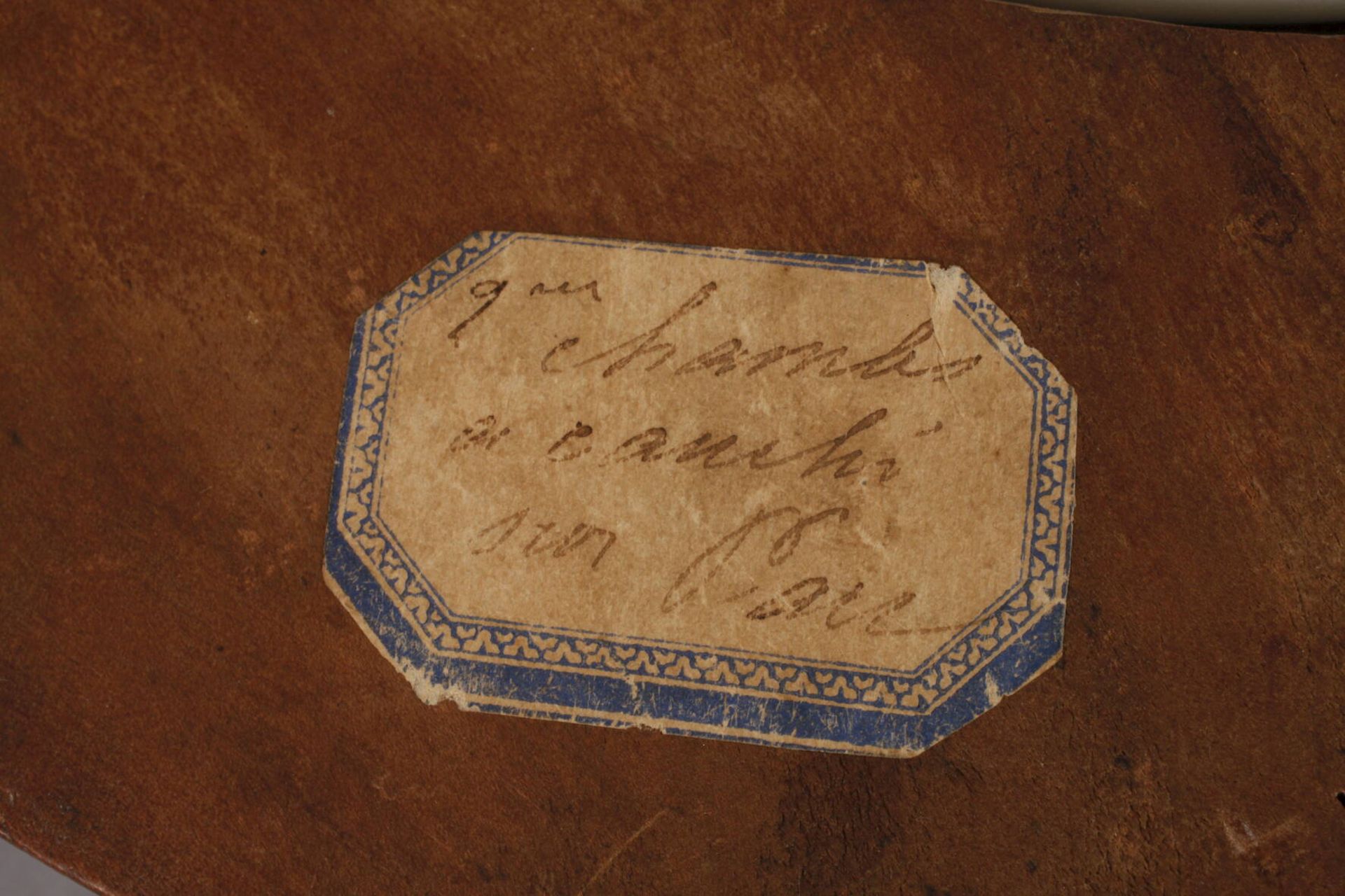 Porzellanbild mit Liebespaar wohl Frankreich, Mitte 19. Jh., signiert Halbedel pinxit, ungemarkt, - Bild 6 aus 8