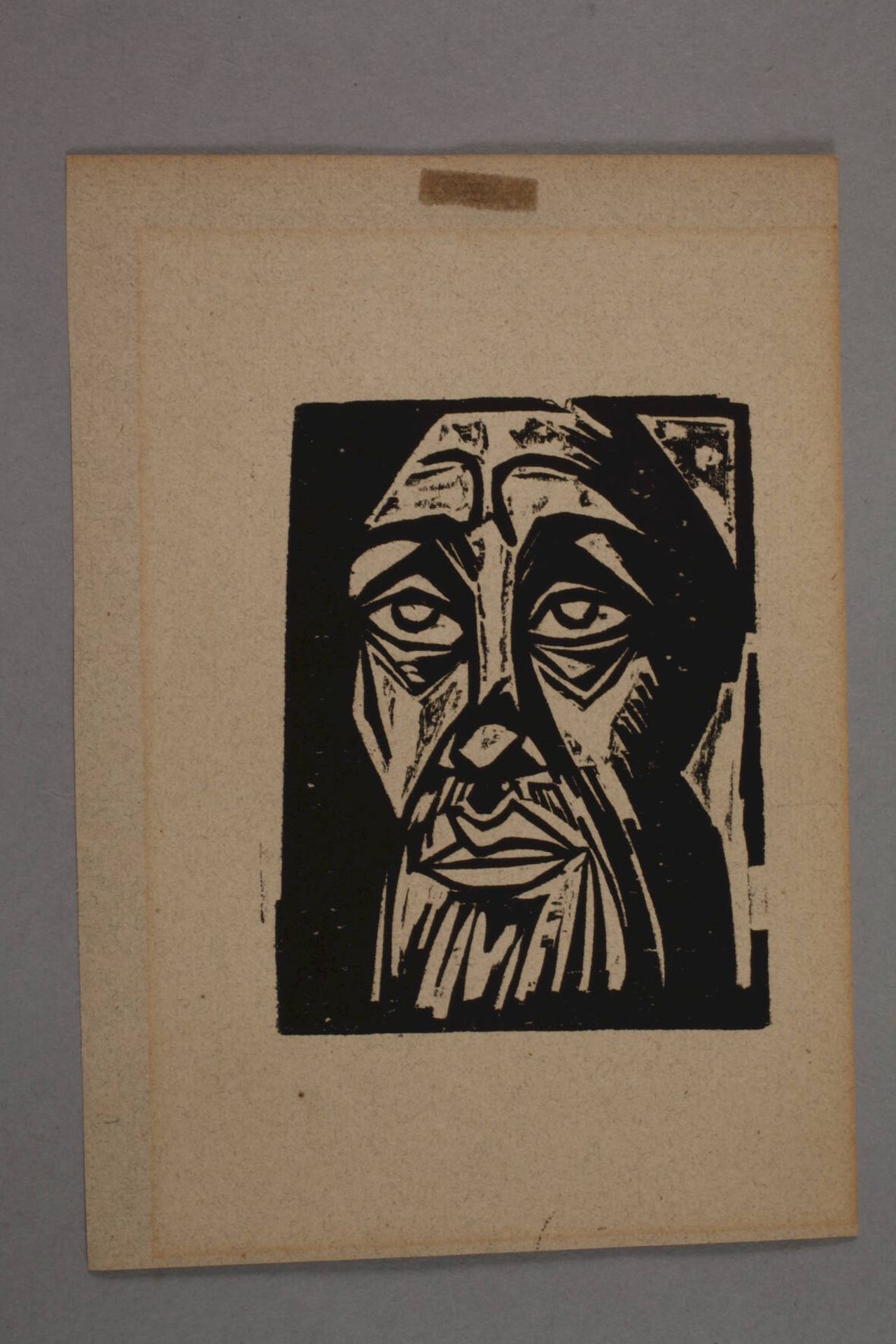 Hermann Max Pechstein, MännerkopfBildnis eines bärtigen Herren, erschienen im Almanach auf das - Image 2 of 2