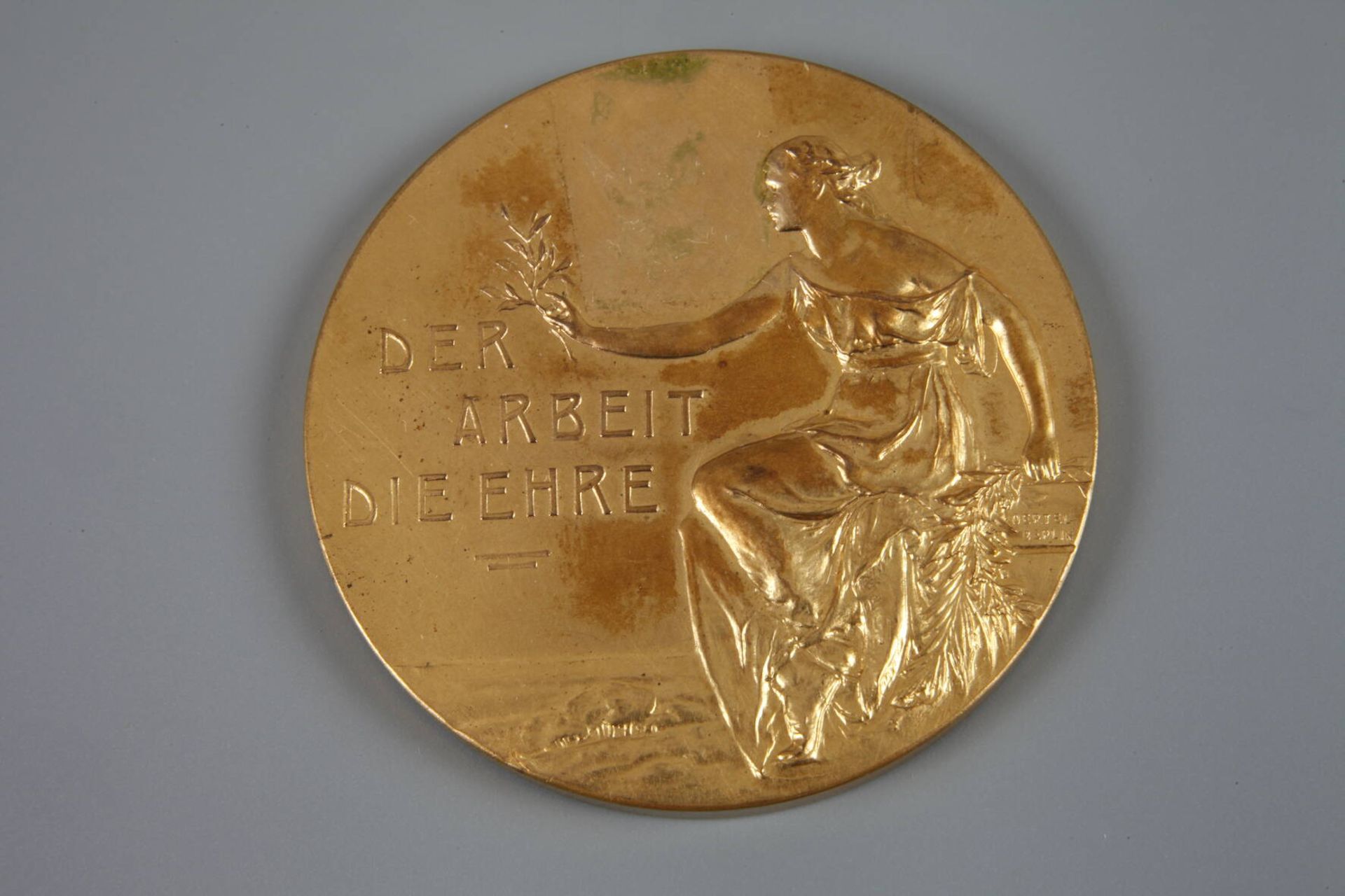 Medaille Gewerbeverein Weimar 1908Jubiläums-Ausstellung des Gewerbevereins Weimar 1833-1908, - Bild 3 aus 3