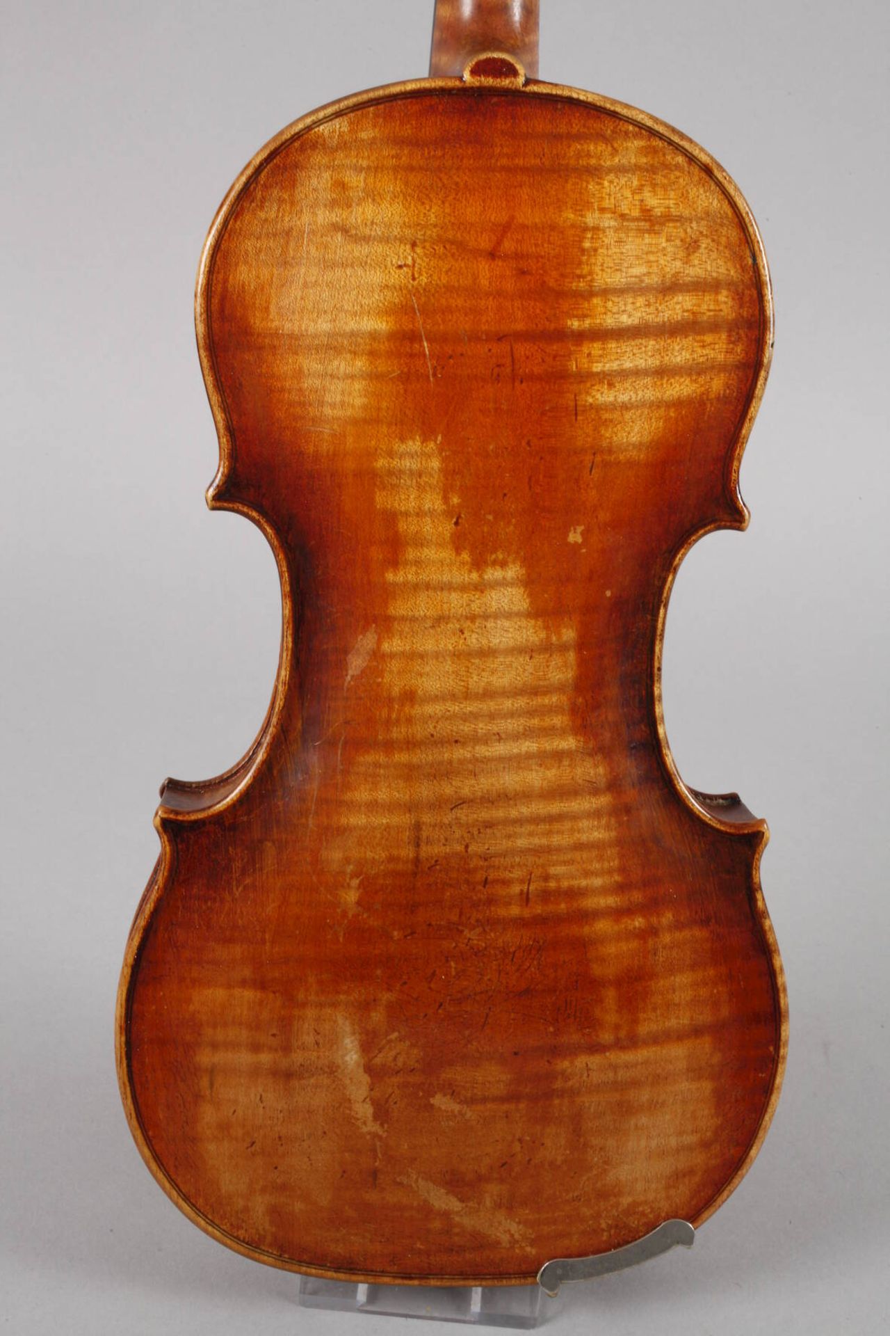 Violine im Etuiauf Klebezettel gemarkt Joan. Corul. Kloz Mittenwald, Anno 1788, ungeteilter, - Bild 3 aus 7