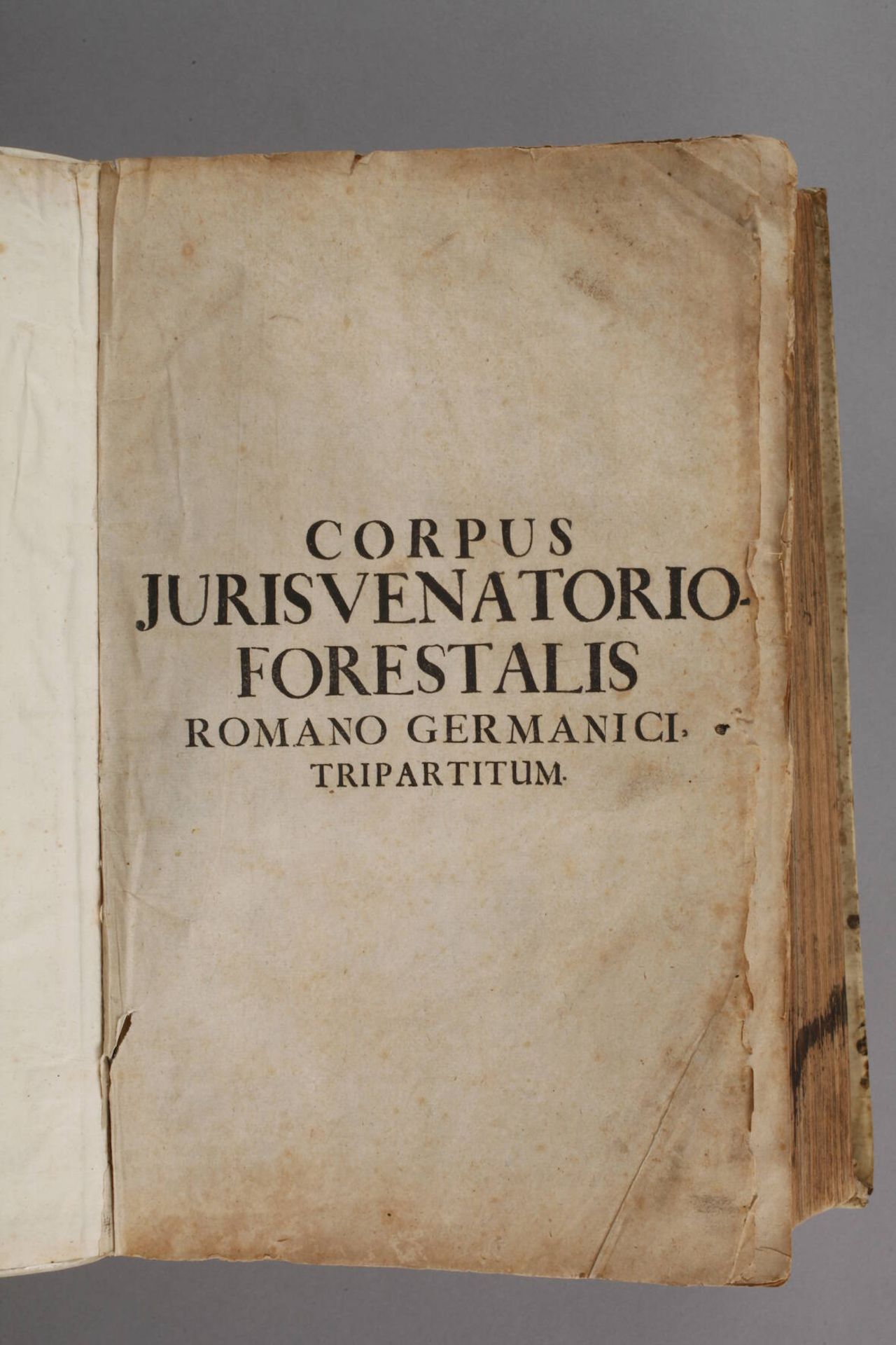 Corpus Juris Venatorio Forestalisromano-germanici, tripartitum [...] ut et in triplici appendice - Bild 3 aus 8